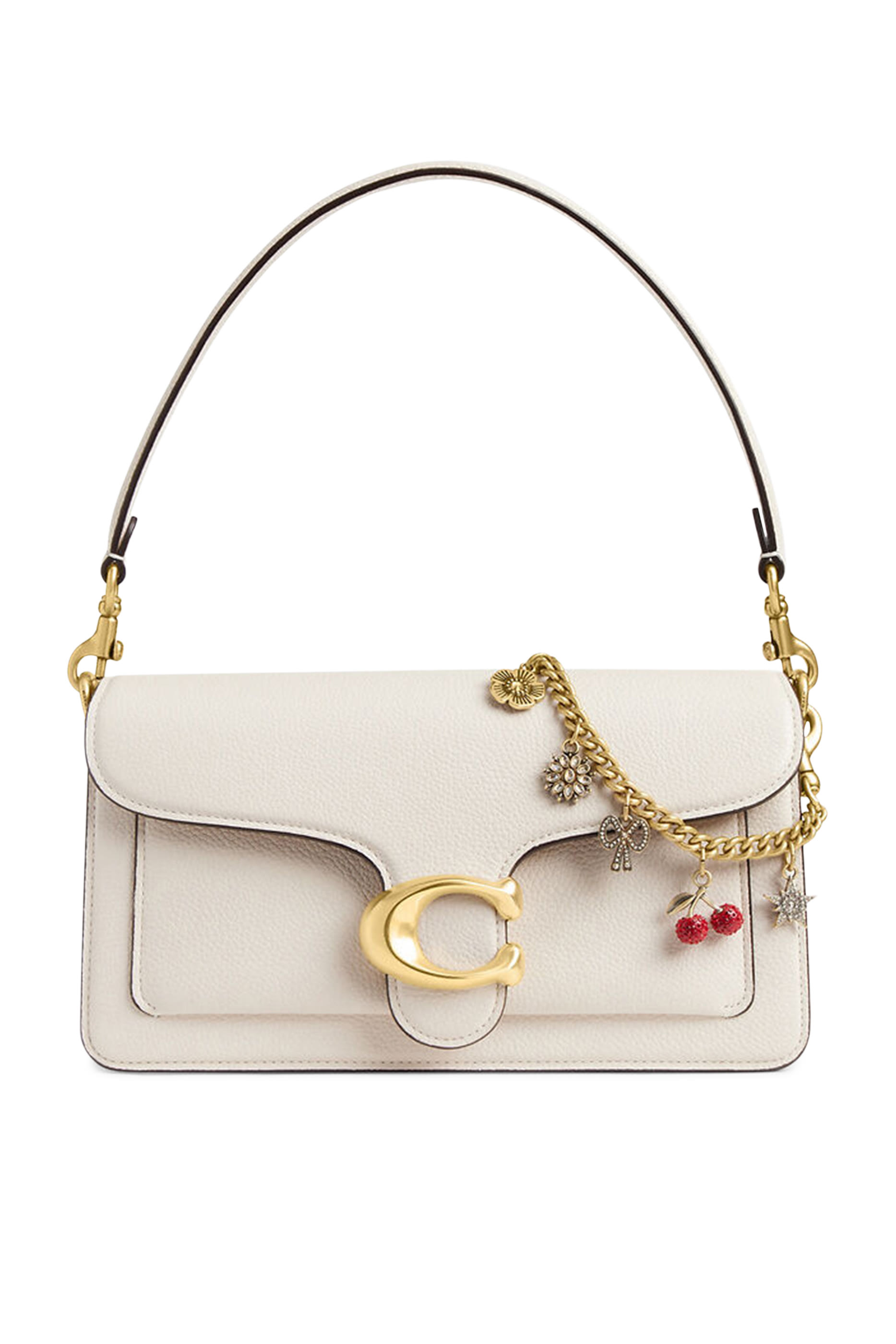 حلية حقيبة بتصميم سلسلة بتفاصيل مرصعة بكريستال