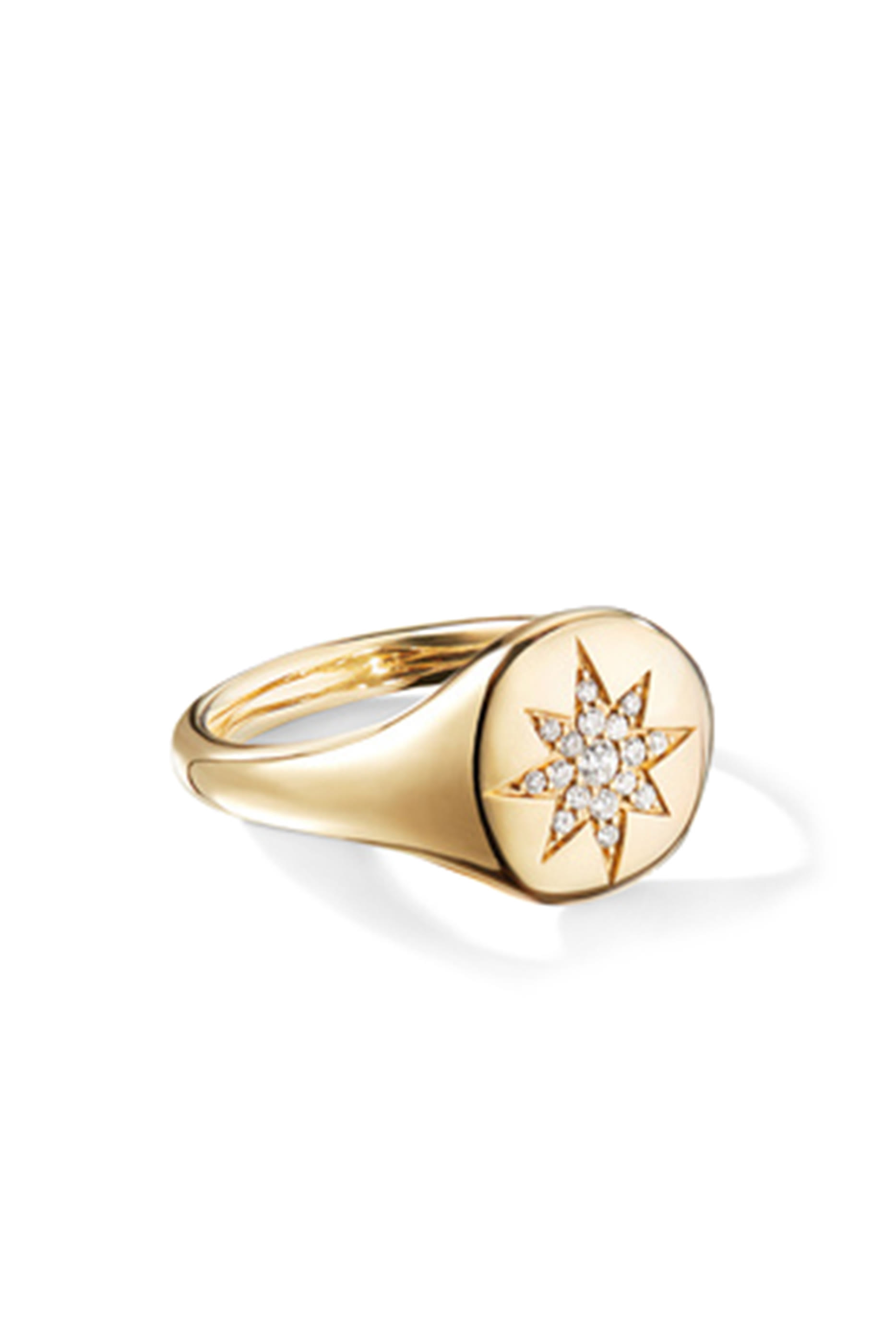 خاتم خنصر كابل كوليكتيبلز صغير بتصميم بوصلة