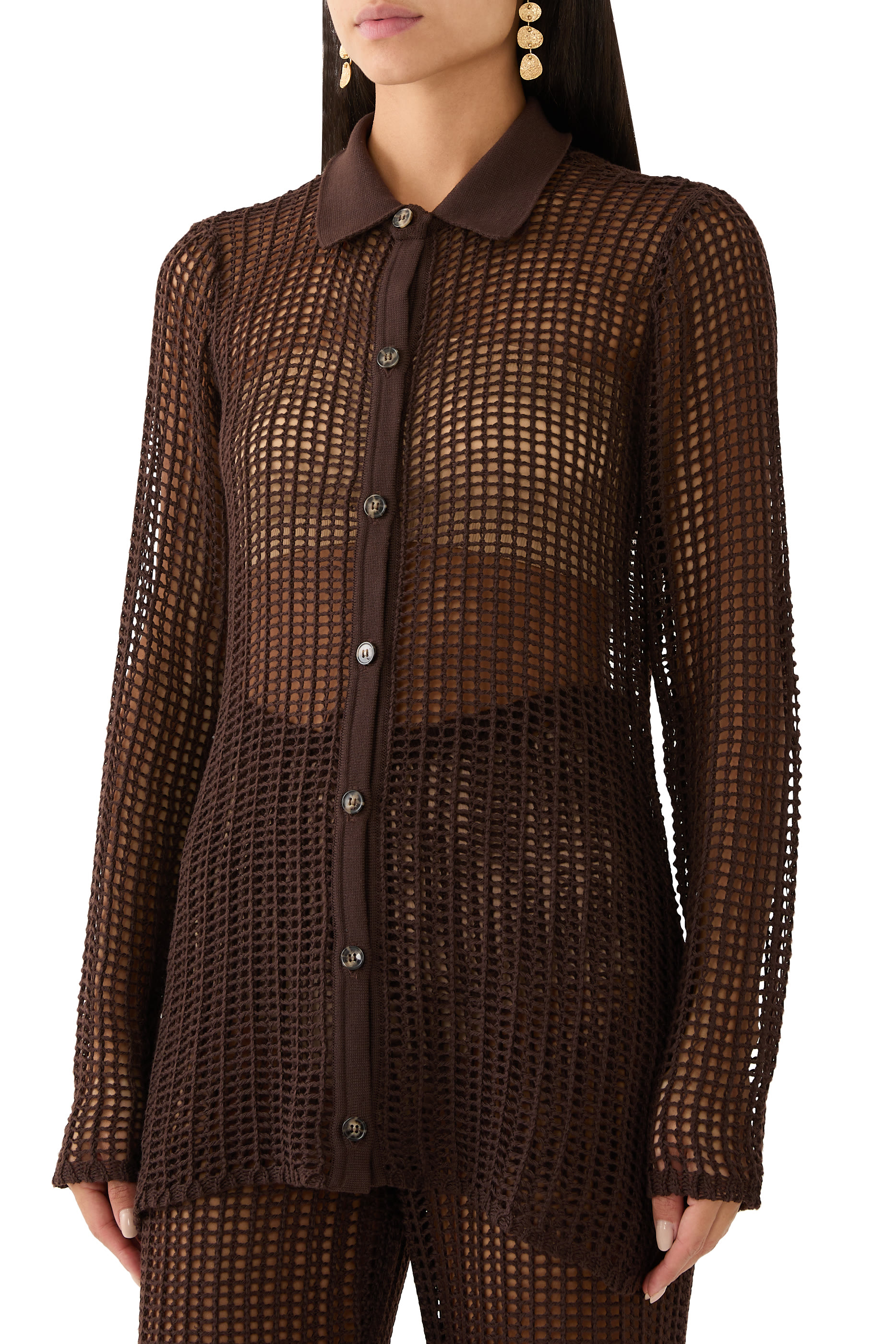 قميص لوانا منسوج