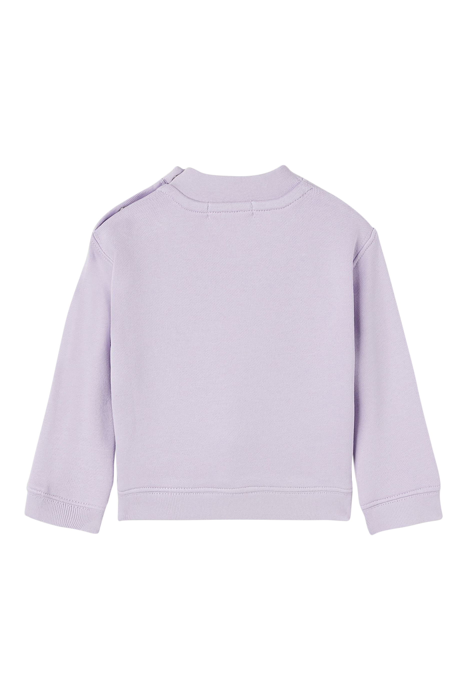 سويت شيرت بياقة ضيقة بطبعات الدب تيدي للأطفال