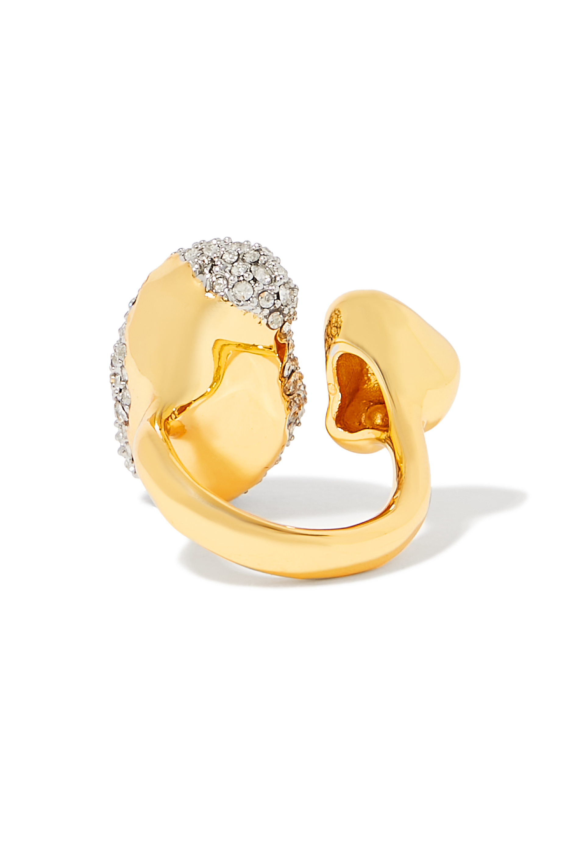 خاتم سولاناليس بتصميم حصى مرصع بالكريستال