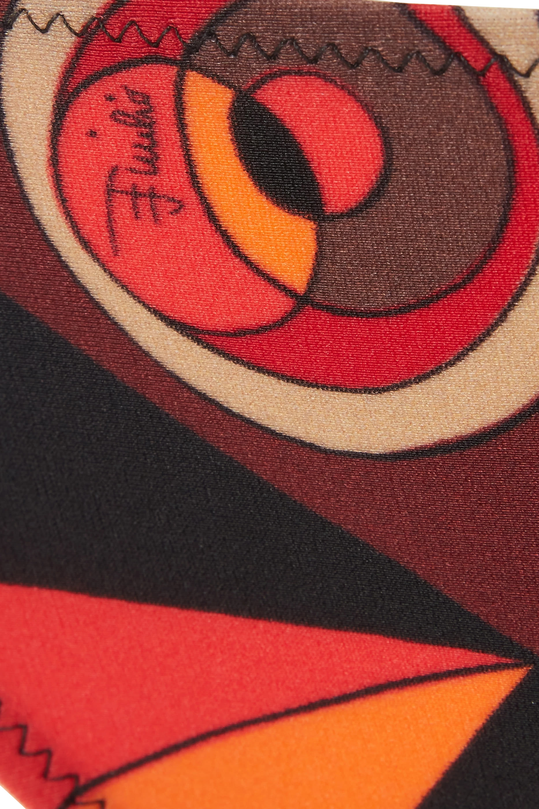 قطعة بيكيني سفلية قابلة للتعديل بنقشة أوتشي