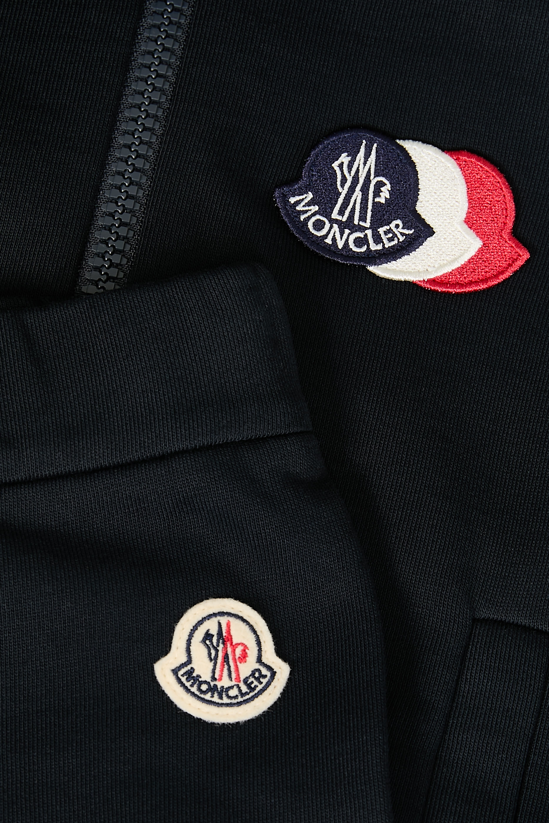 بدلة رياضية بثلاث رقع شعار الماركة قطن صوف للأطفال