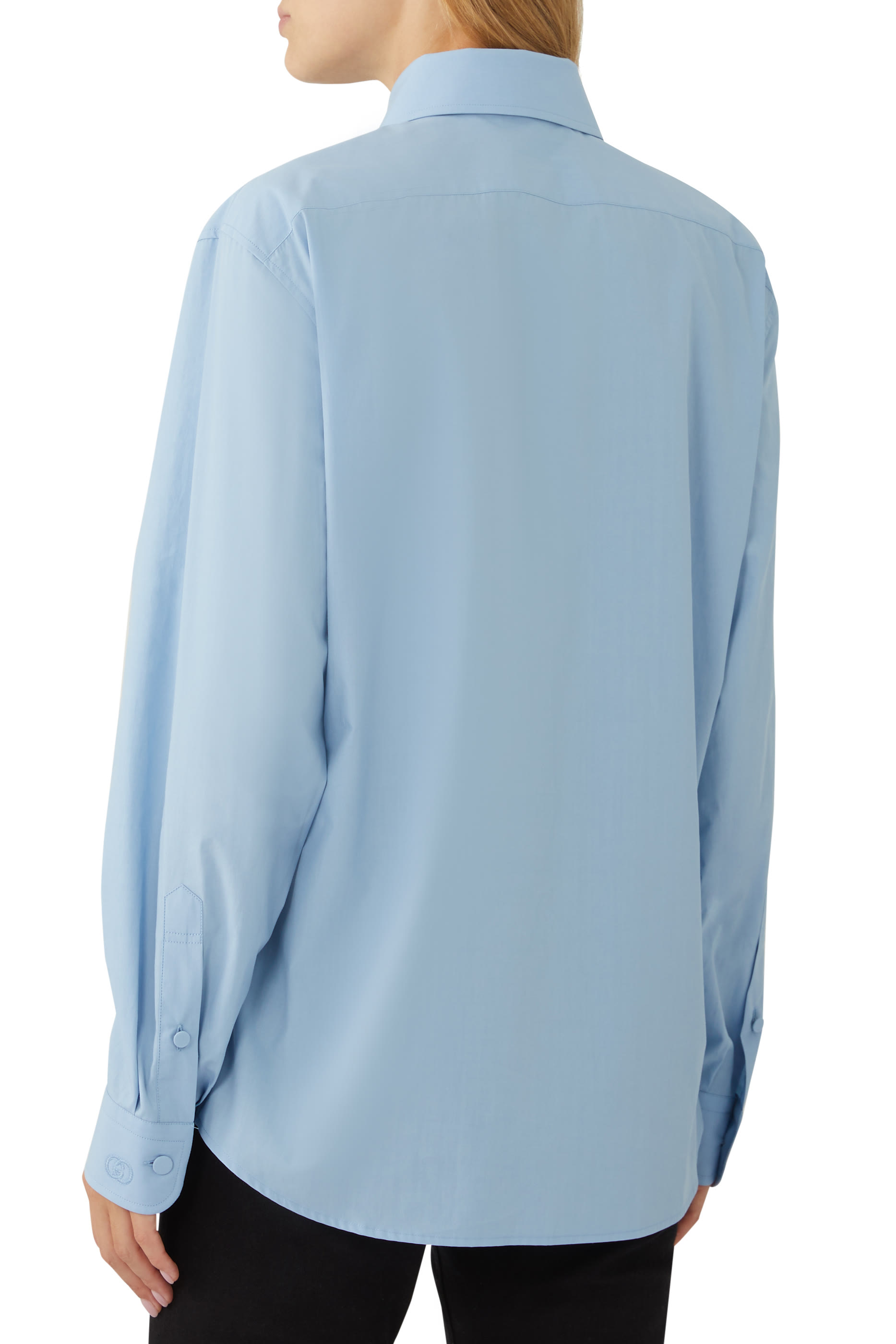 قميص قطن بوبلين