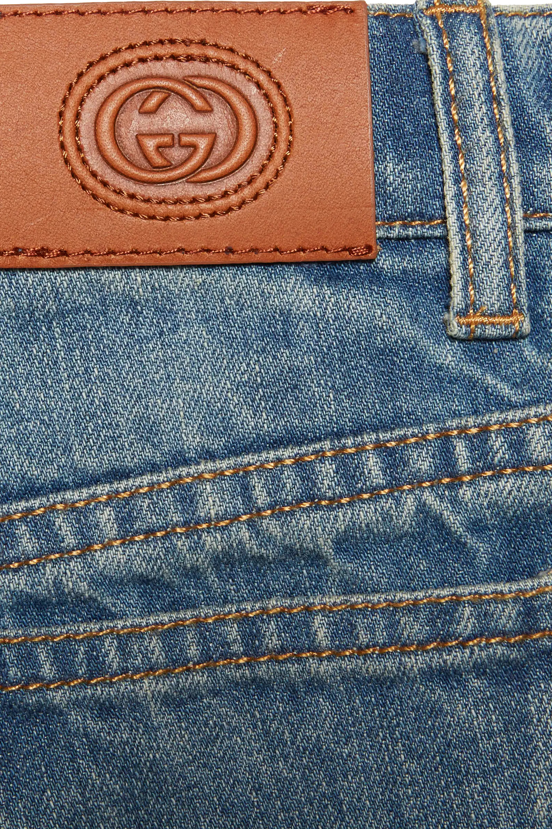 بنطال جينز بقصة ساق واسعة للأطفال