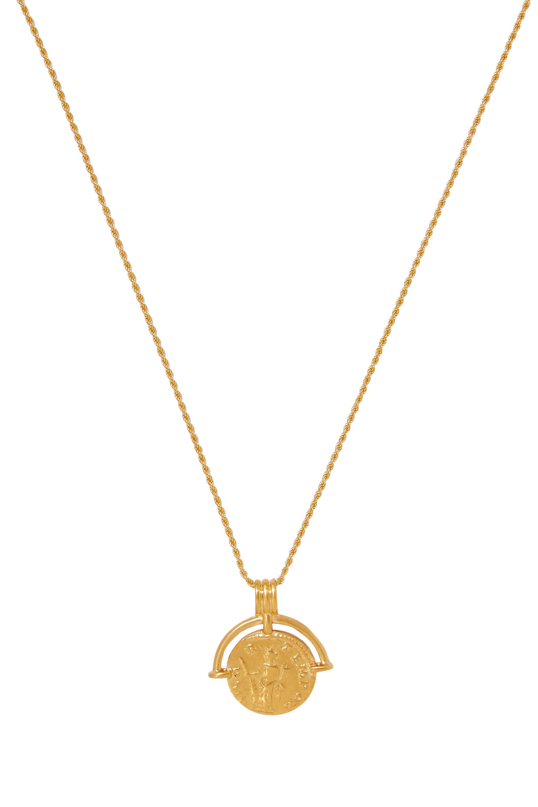 قلادة لوسي ويليامز متوسطة قابلة للنقش بتصميم قوس روماني