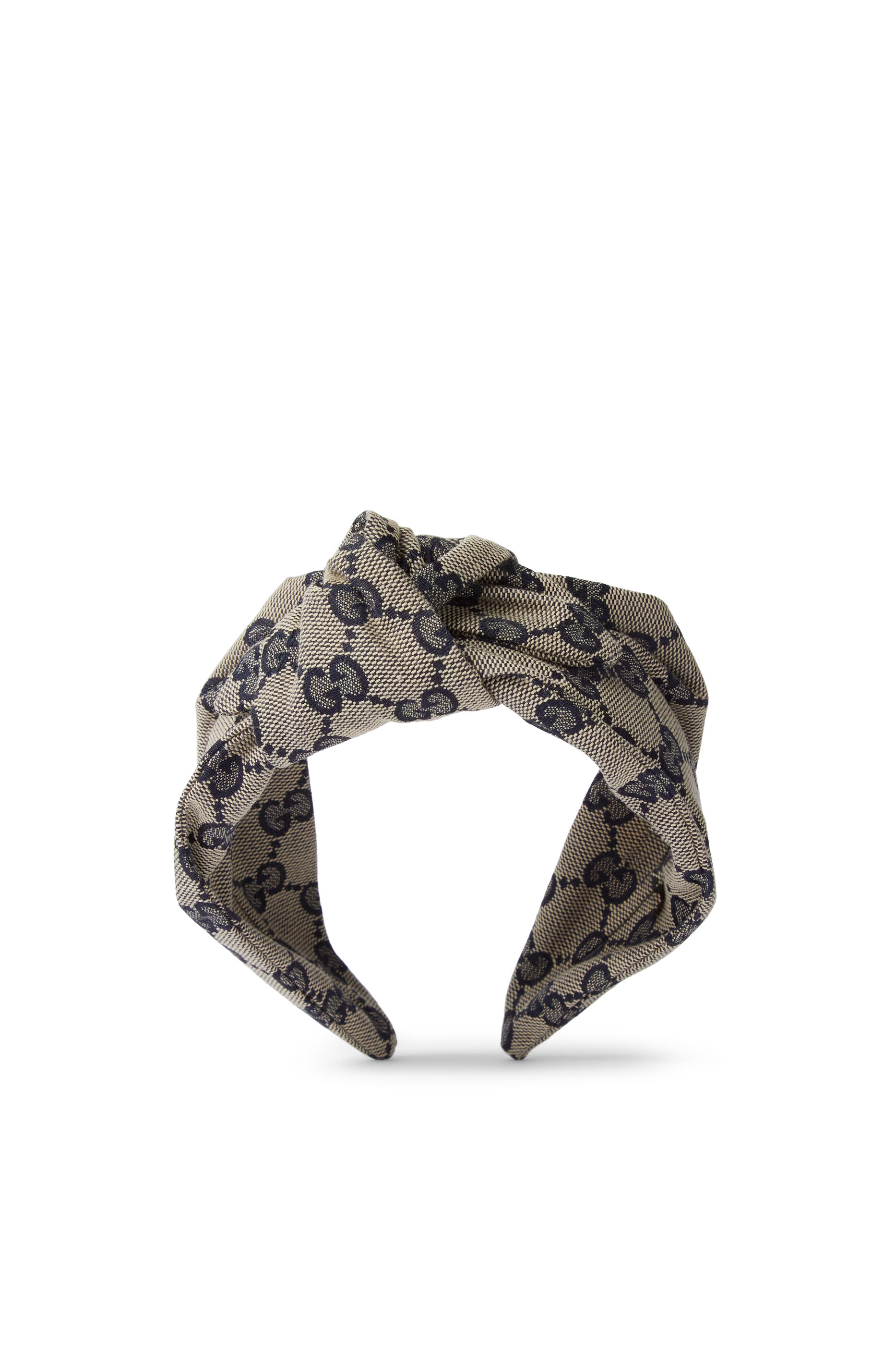 طوق رأس قماش قنب بشعار الماركة للأطفال