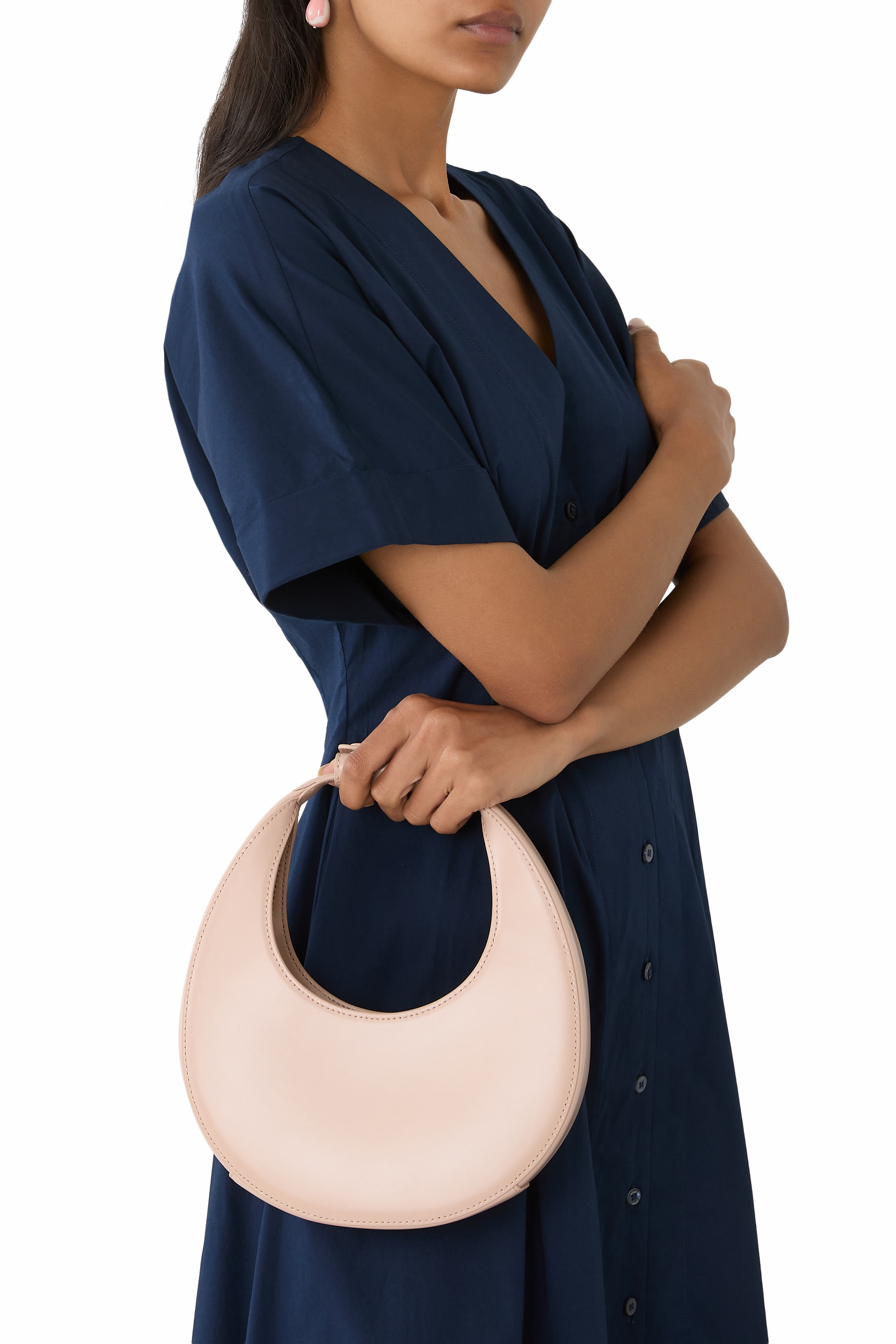 حقيبة صغيرة بتصميم مقوس