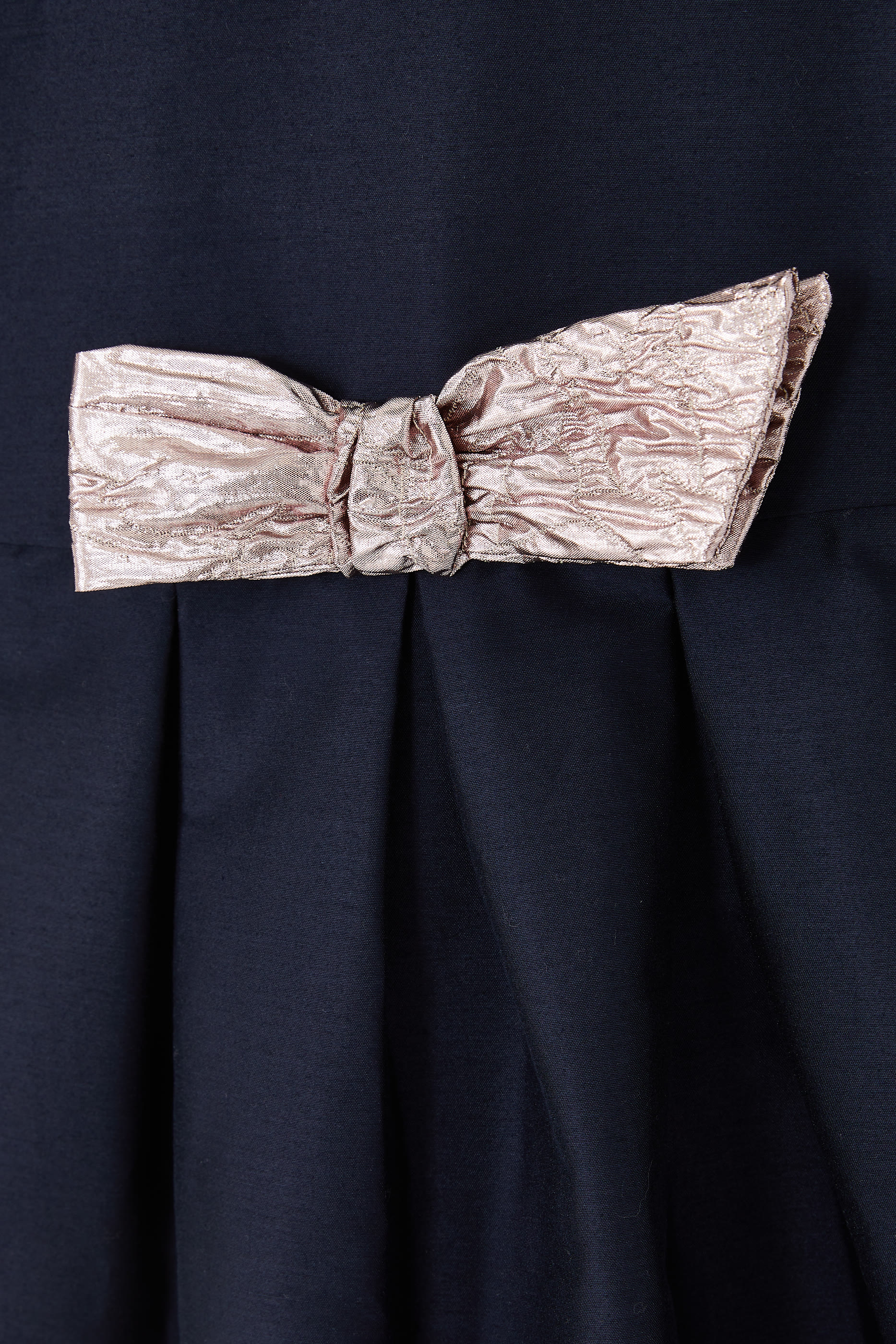 فستان بطيات قطن ساتان للأطفال