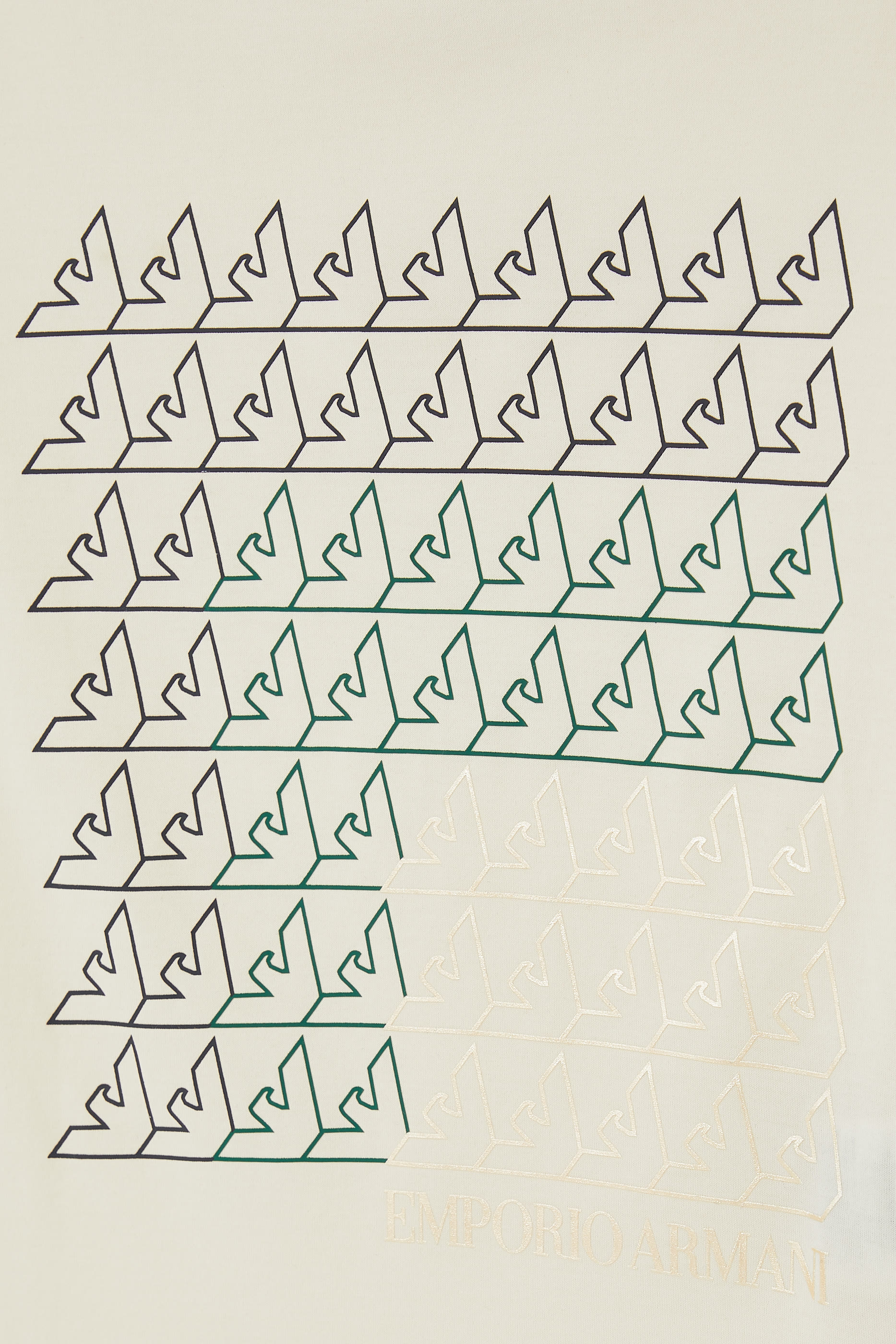تيشيرت للأطفال بنقشة شعار الماركة