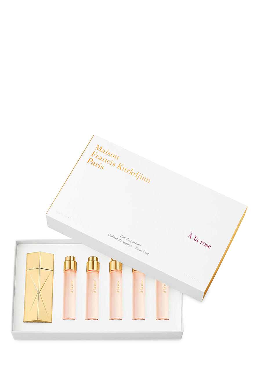 مجموعة السفر عبوات إعادة تعبئة أو دو بارفان آلا روز