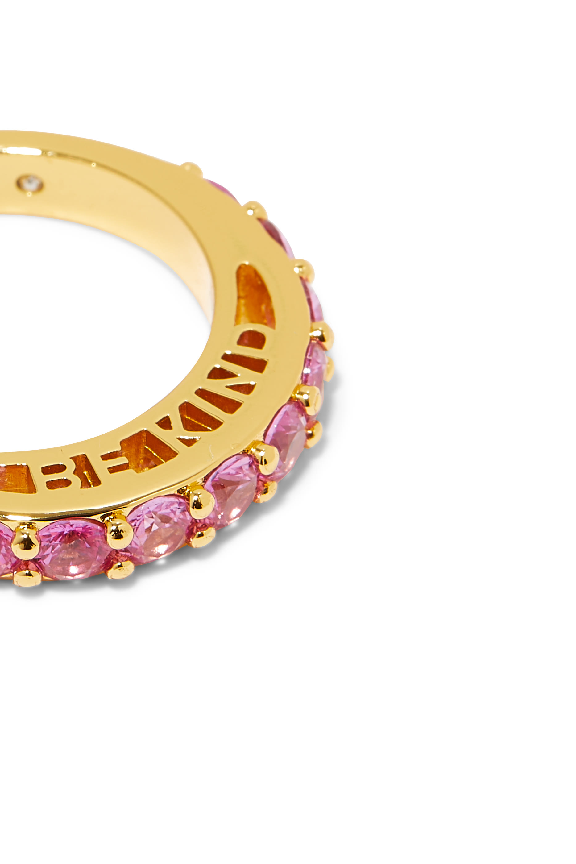 خاتم بحافة بنقشة Be Kind