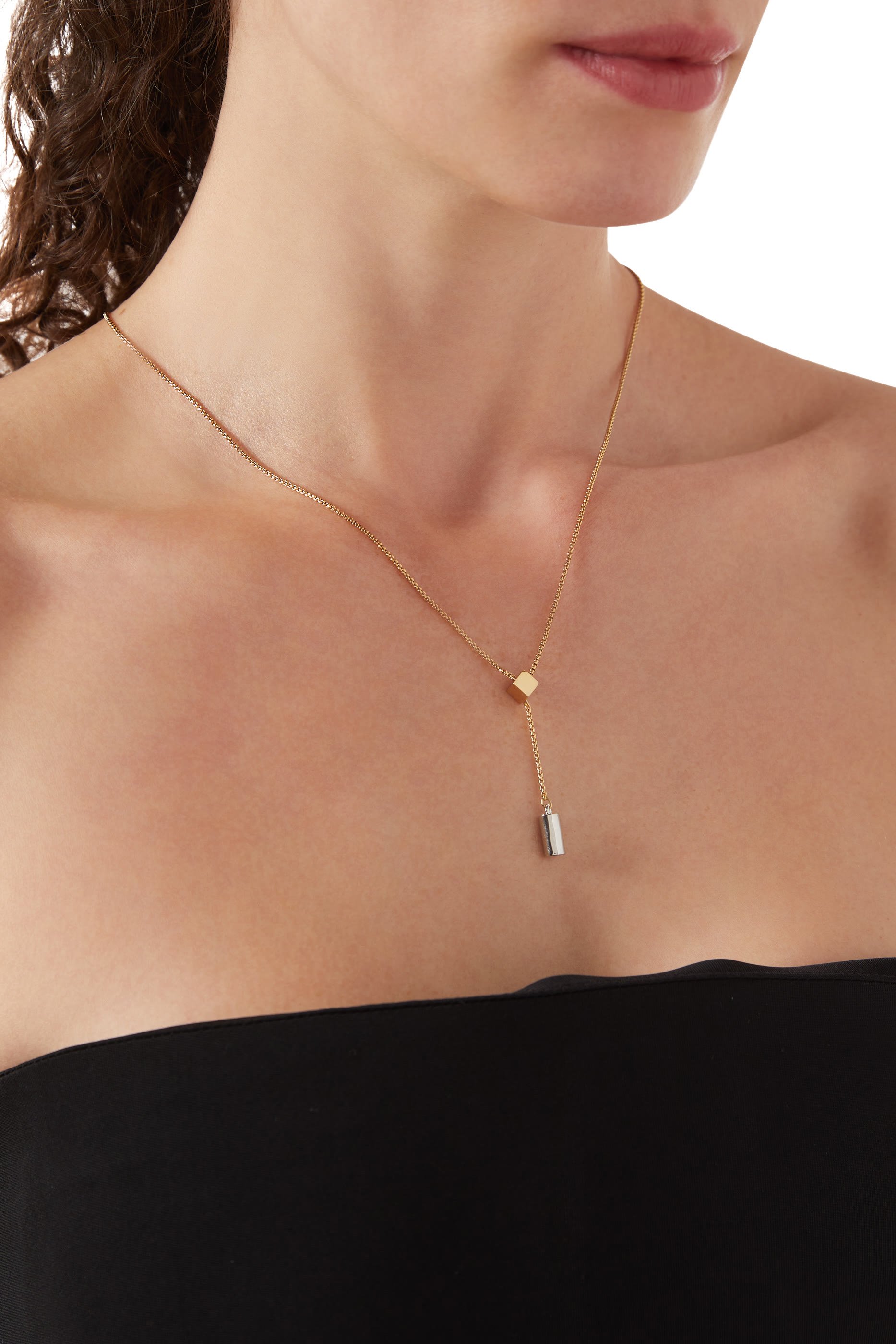 قلادة بدلاية جيو بوب معدن مطلي