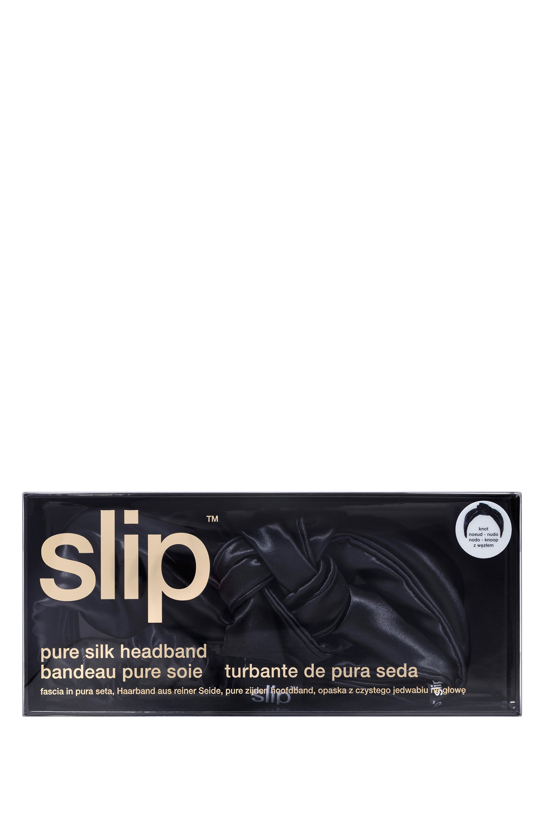 طوق رأس حرير بعقدة