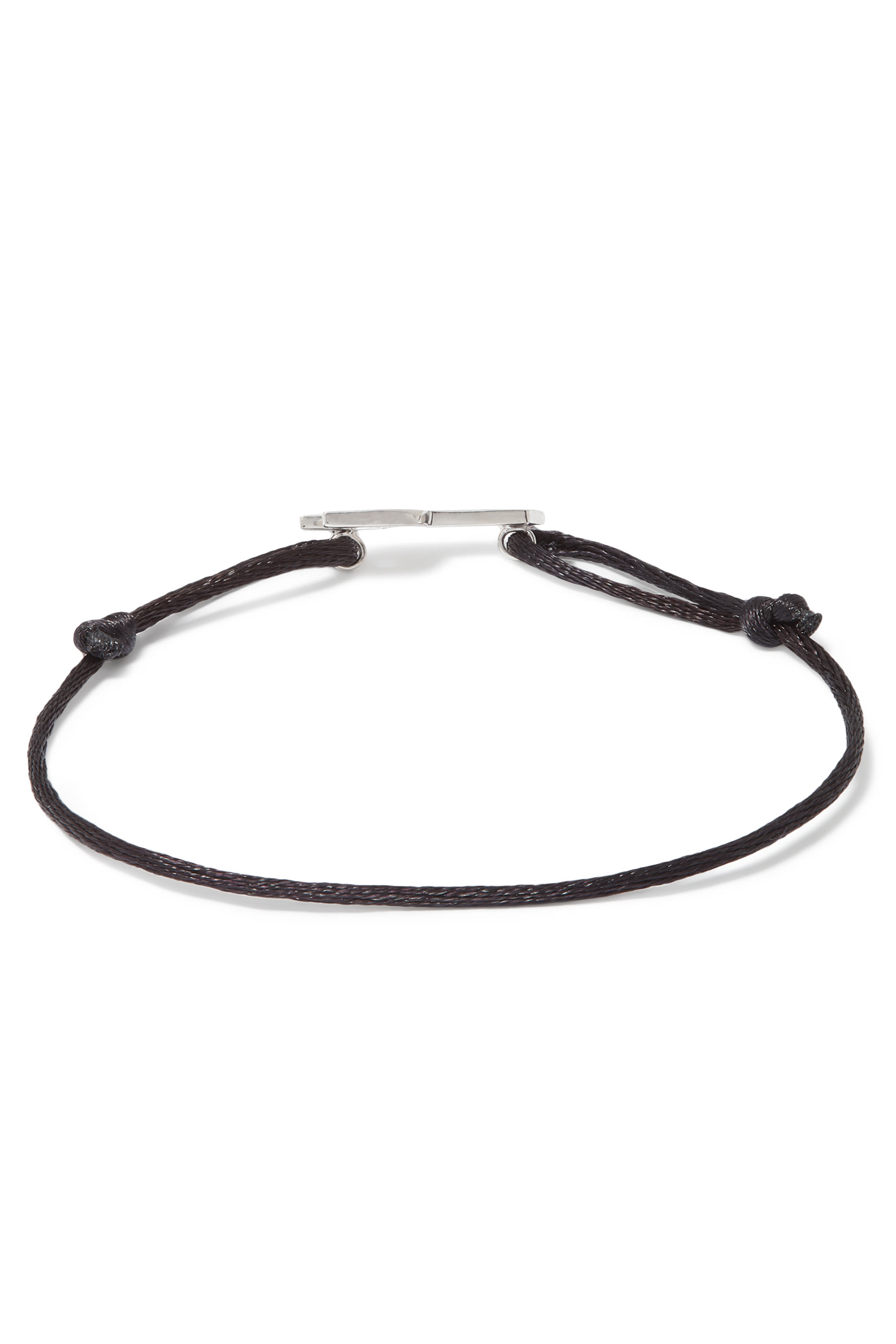 سوار مزين بحلية بتصميم حرف ح، فضة استرلينية