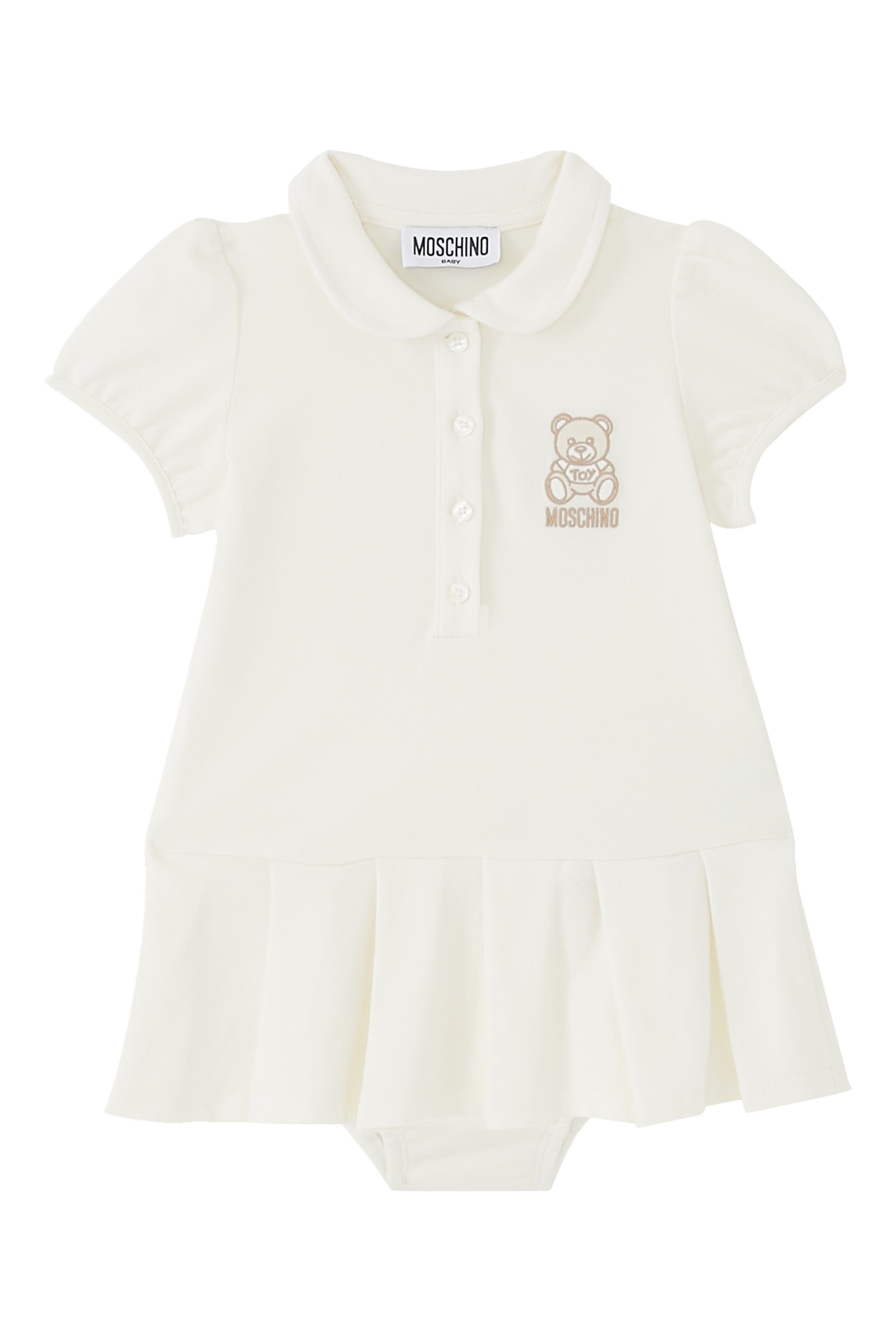 طقم فستان بطبعة الدب تيدي للأطفال