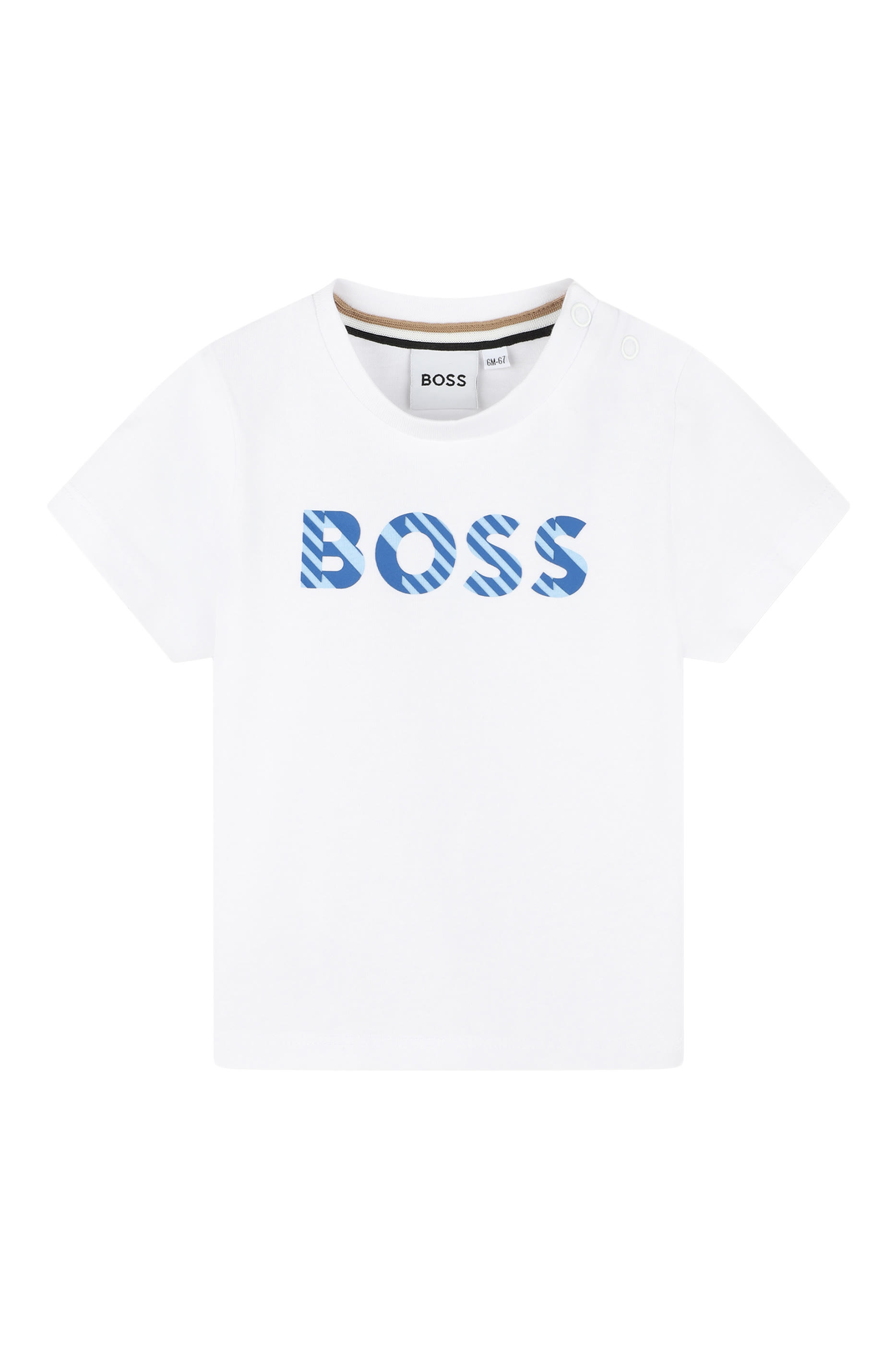 تيشيرت بشعار الماركة للأطفال