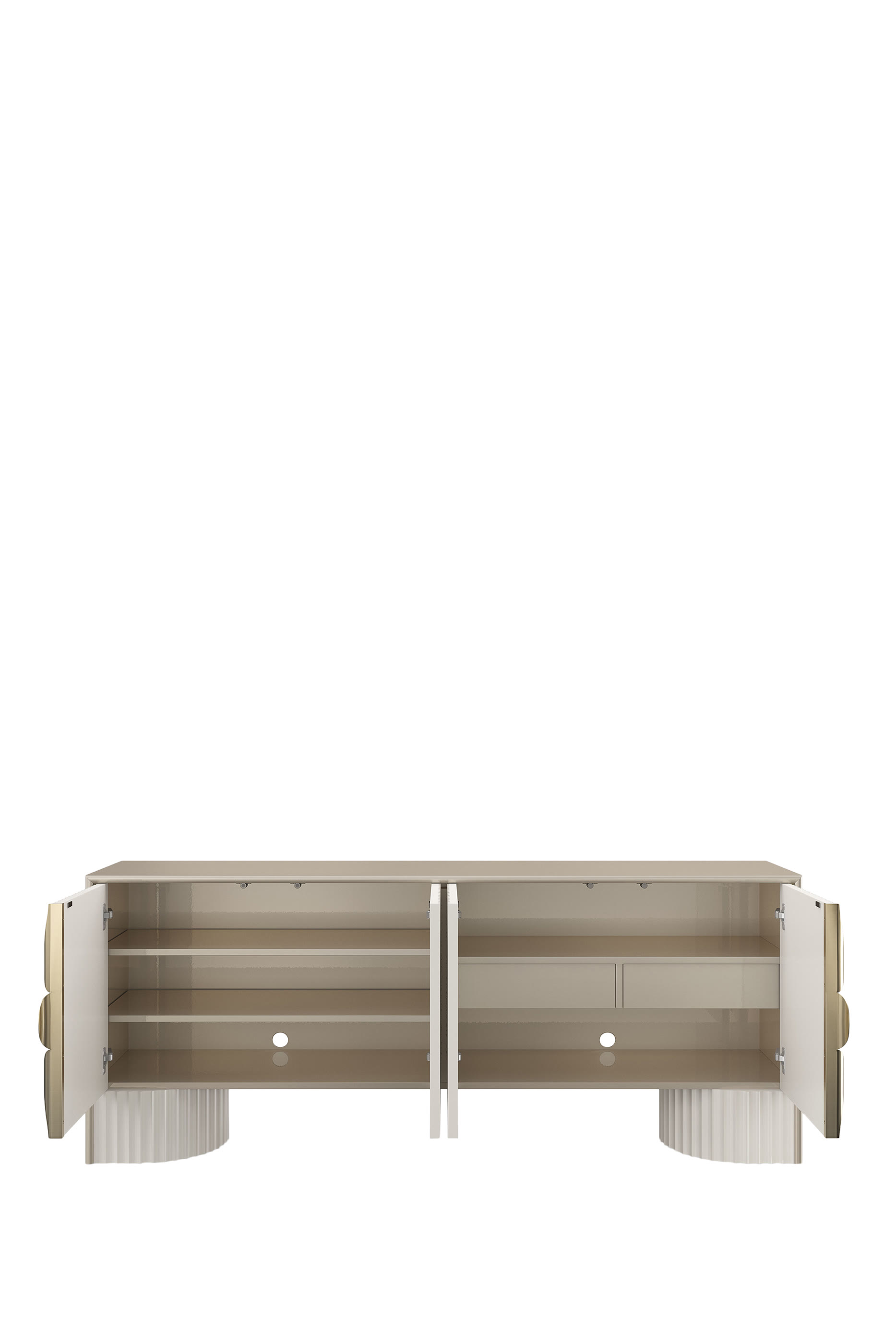 طاولة جانبية كورينثيان بملمس بارز