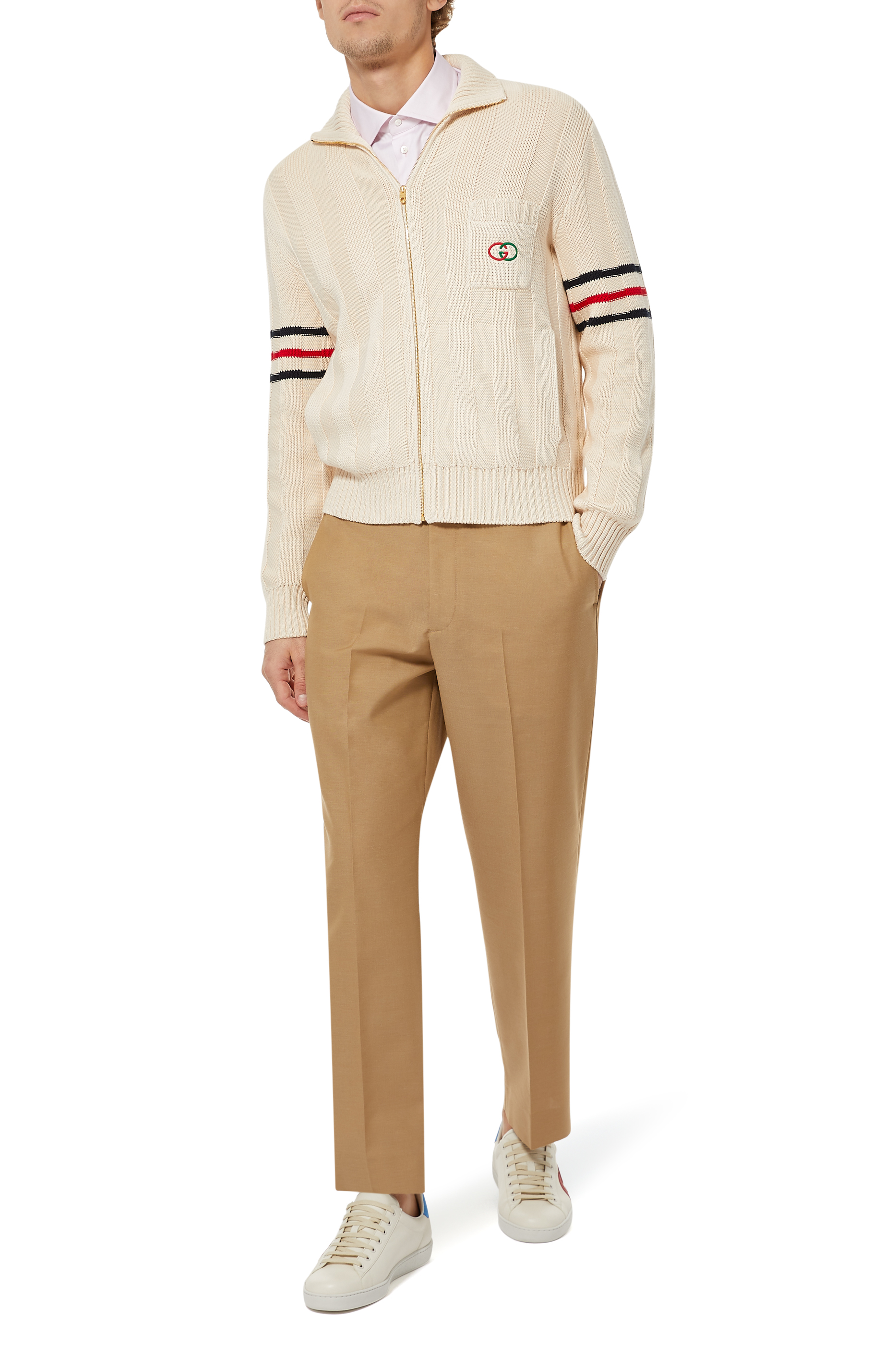 بنطال صوف وموهير