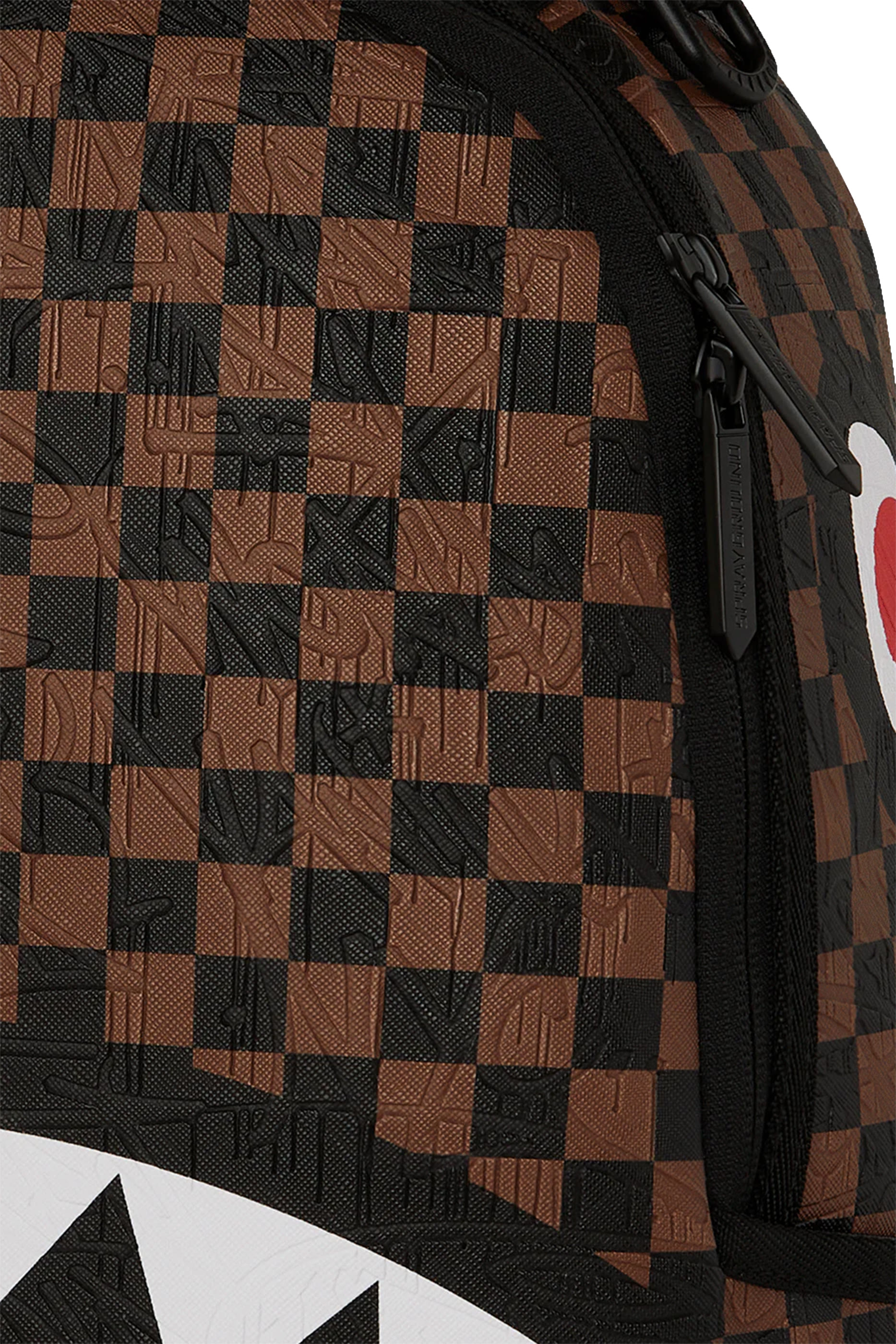 حقيبة ظهر بنقشة مربعات للأطفال