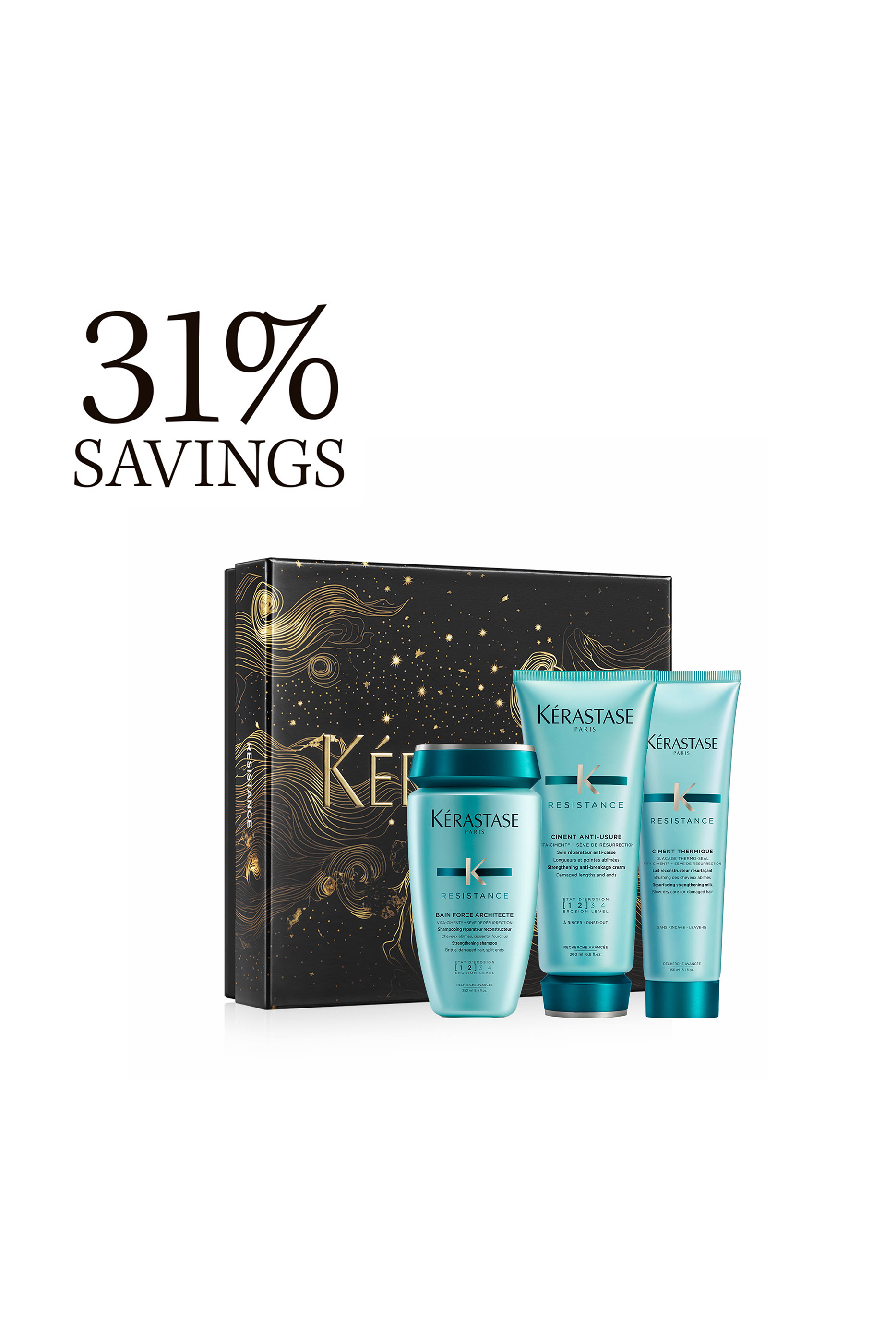 مجموعة ريزيستنس لإصلاح الشعر المتضرر