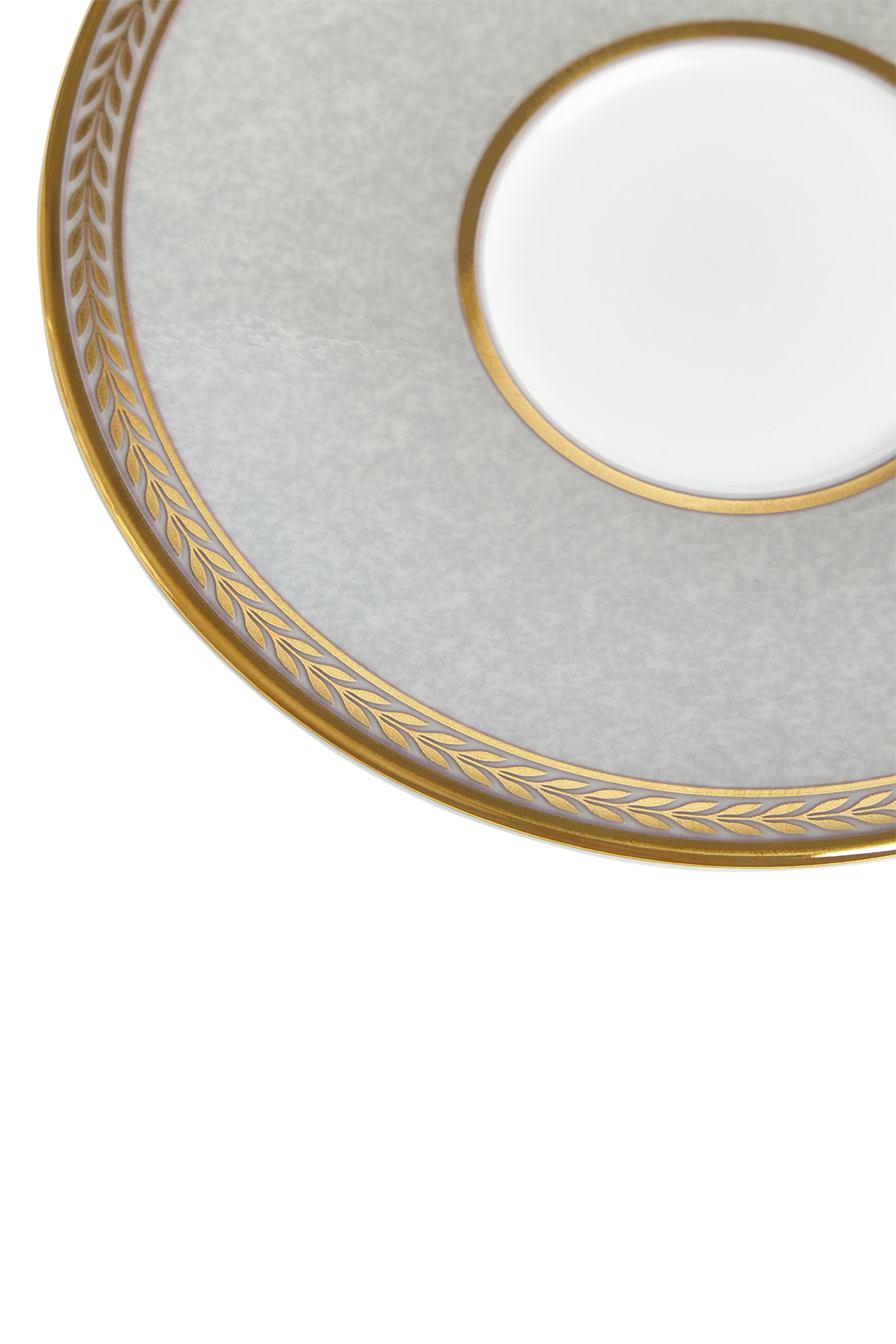 طبق وفنجان رينيسنس بنقشة رمادية