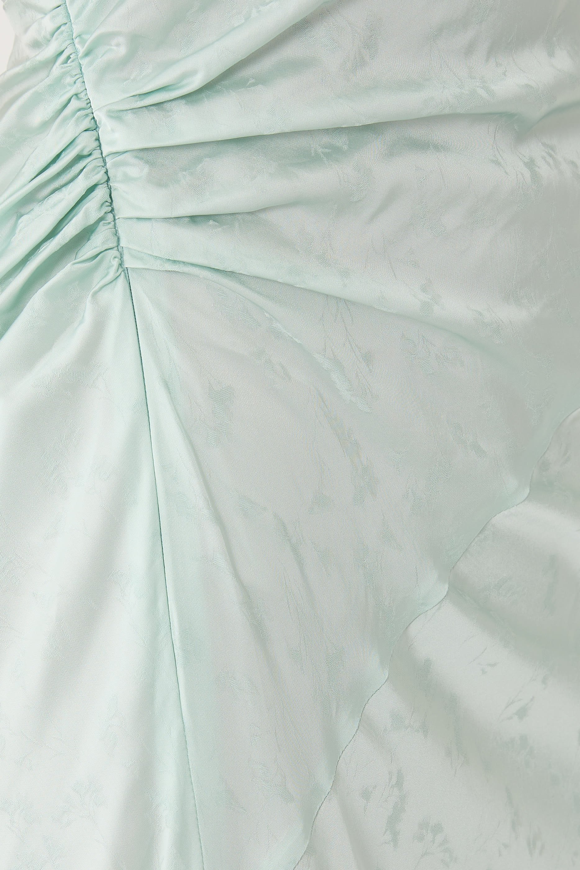 فستان بتصميم ملفوف غير متماثل متوسط الطول