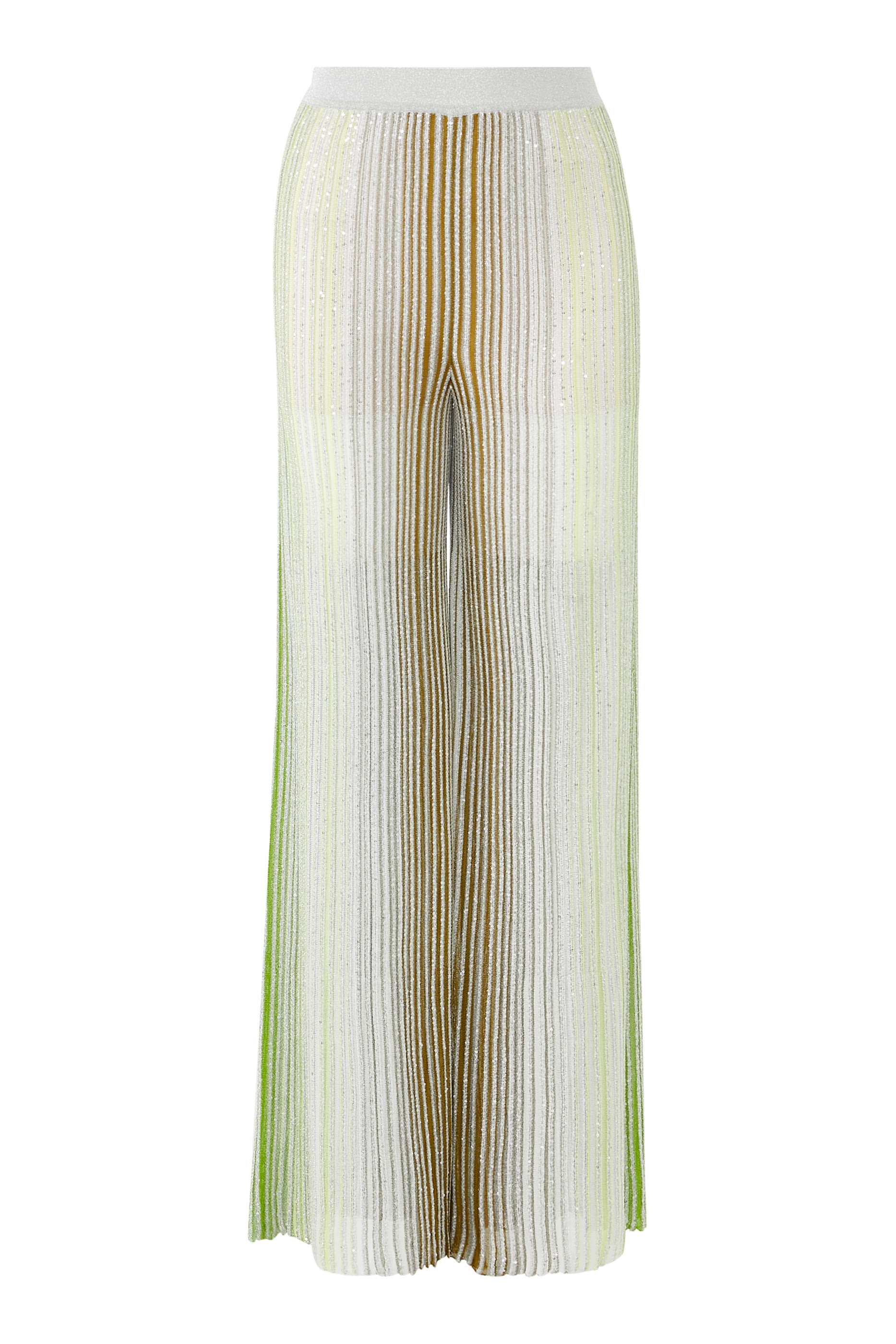 بنطال بقصة ساق مستقيمة مطرز بترتر