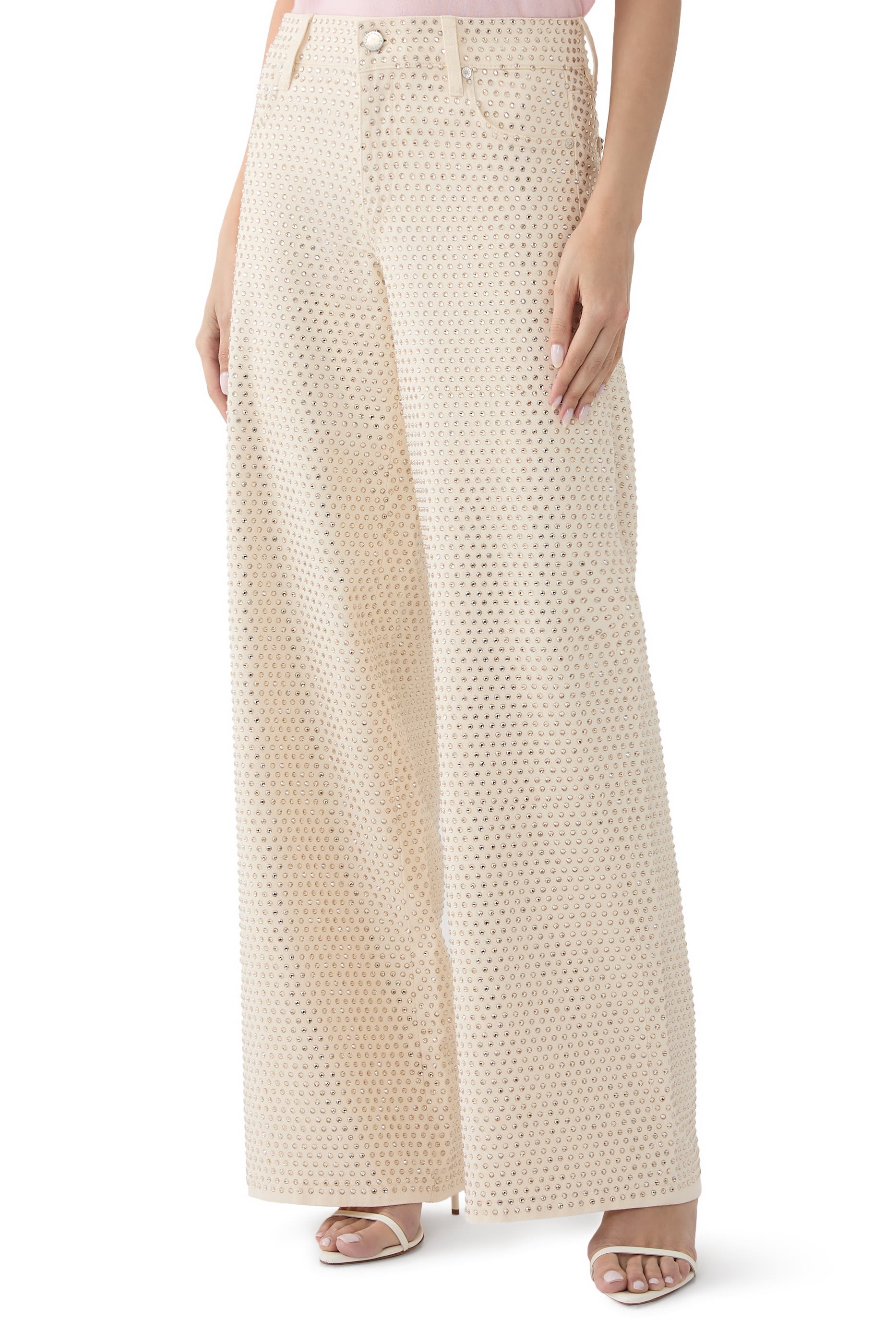 بنطال جينز تريش مطرز