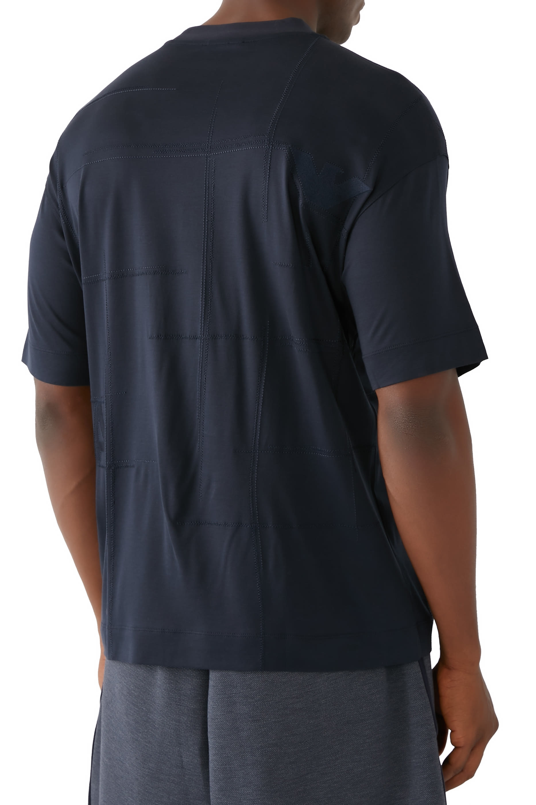 تيشيرت قطن بشعار الماركة