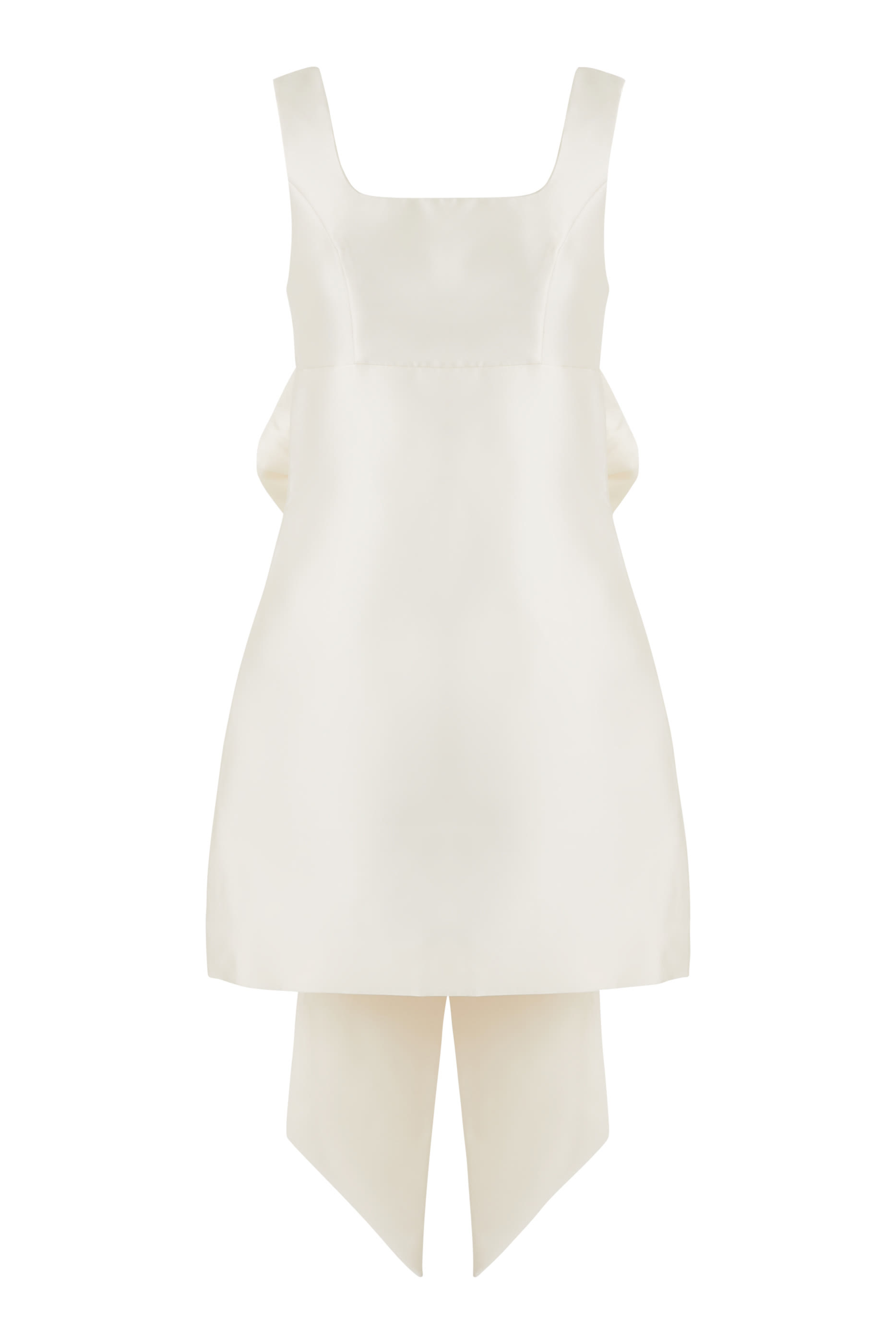 فستان أتلانتا برايدل قصير بظهر مكشوف