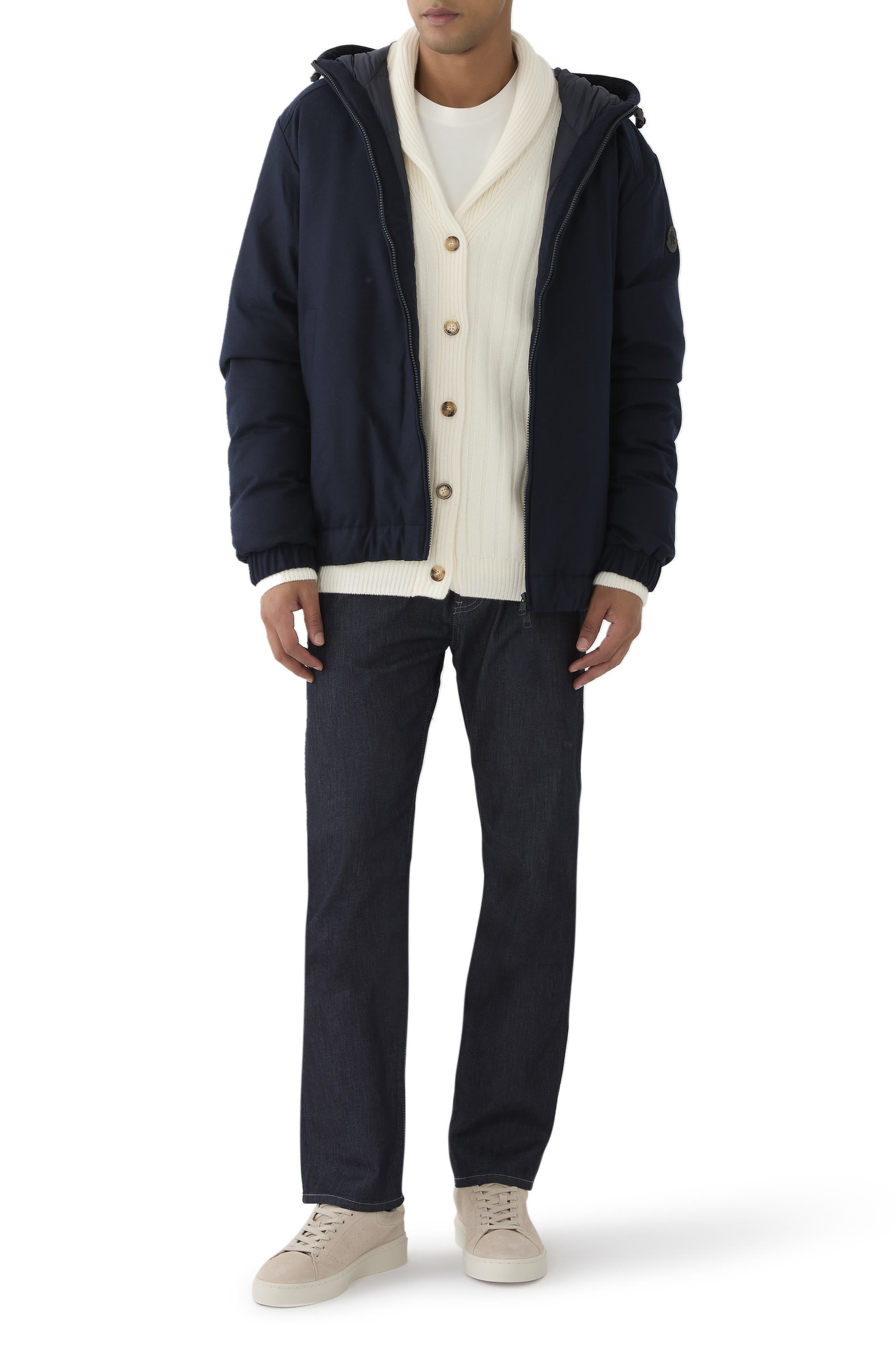 جاكيت توراني قصير مبطن بالزغب كشمير