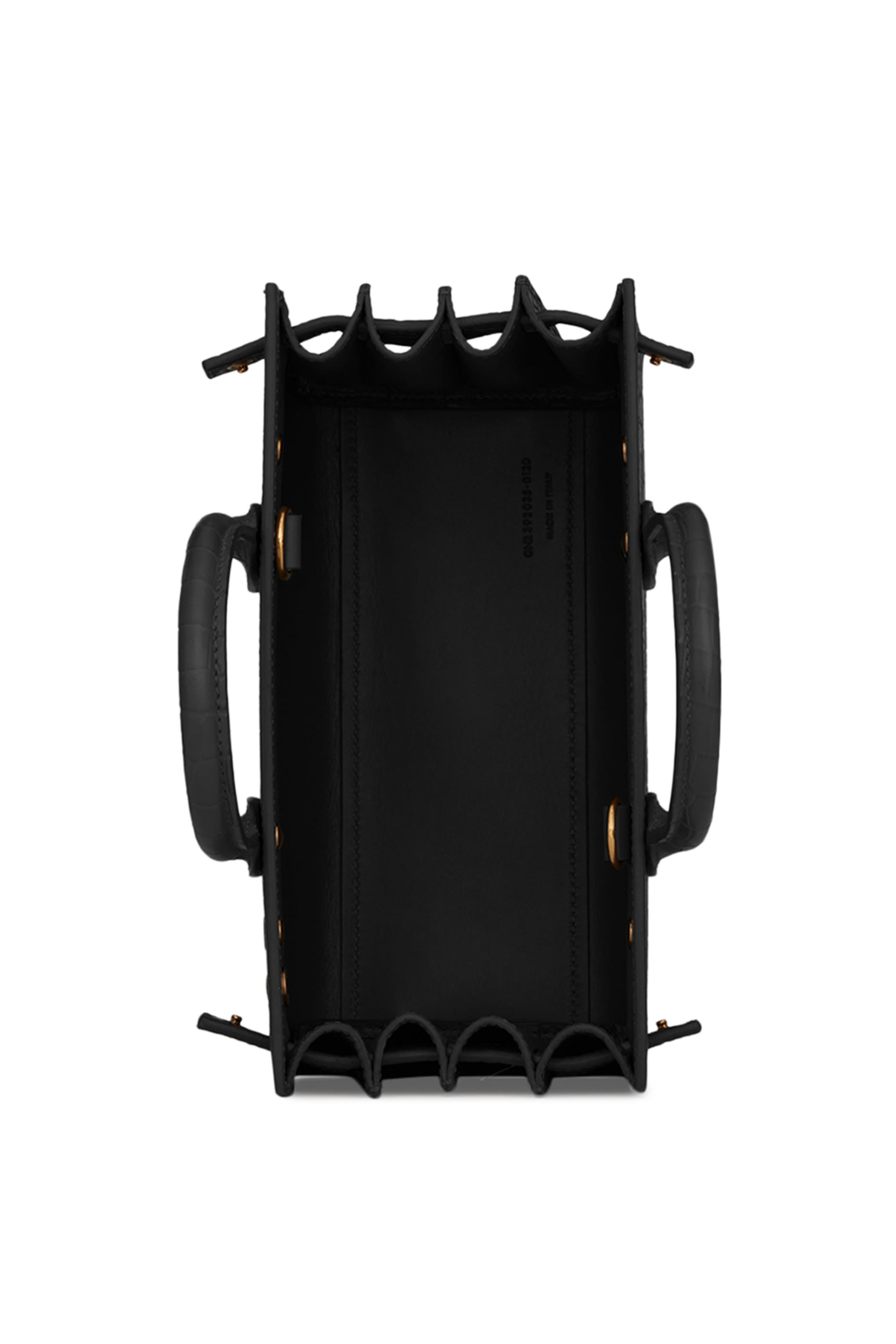 حقيبة ساك دو جور نانو جلد بنقشة جلد التمساح