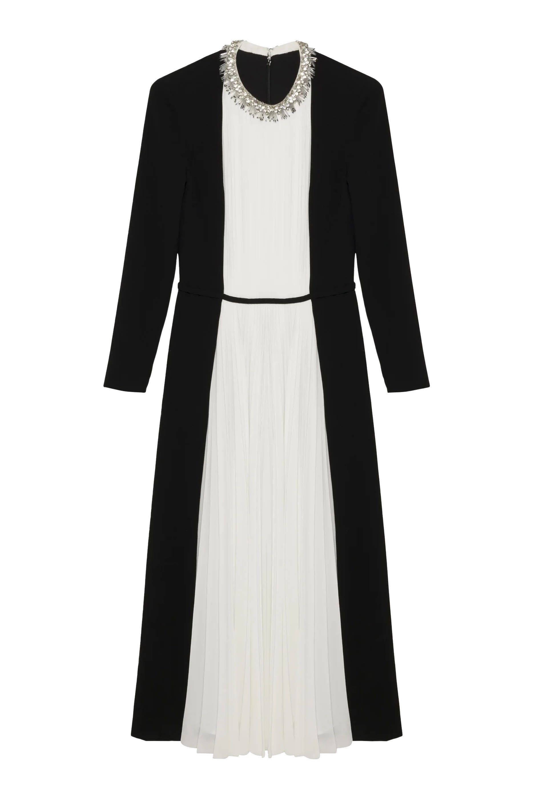 فستان إسثر مزين متوسط الطول