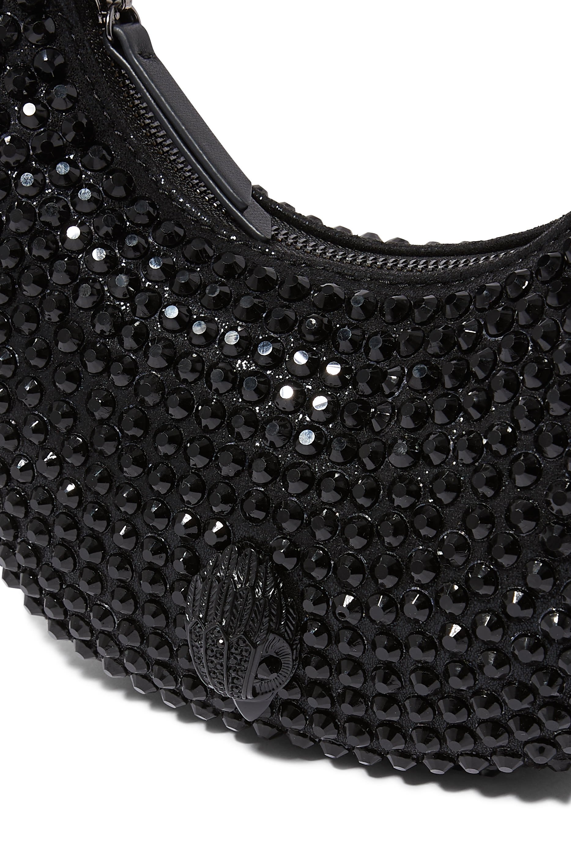 حقيبة أوكتافيا صغيرة بتصميم مقوس قماش