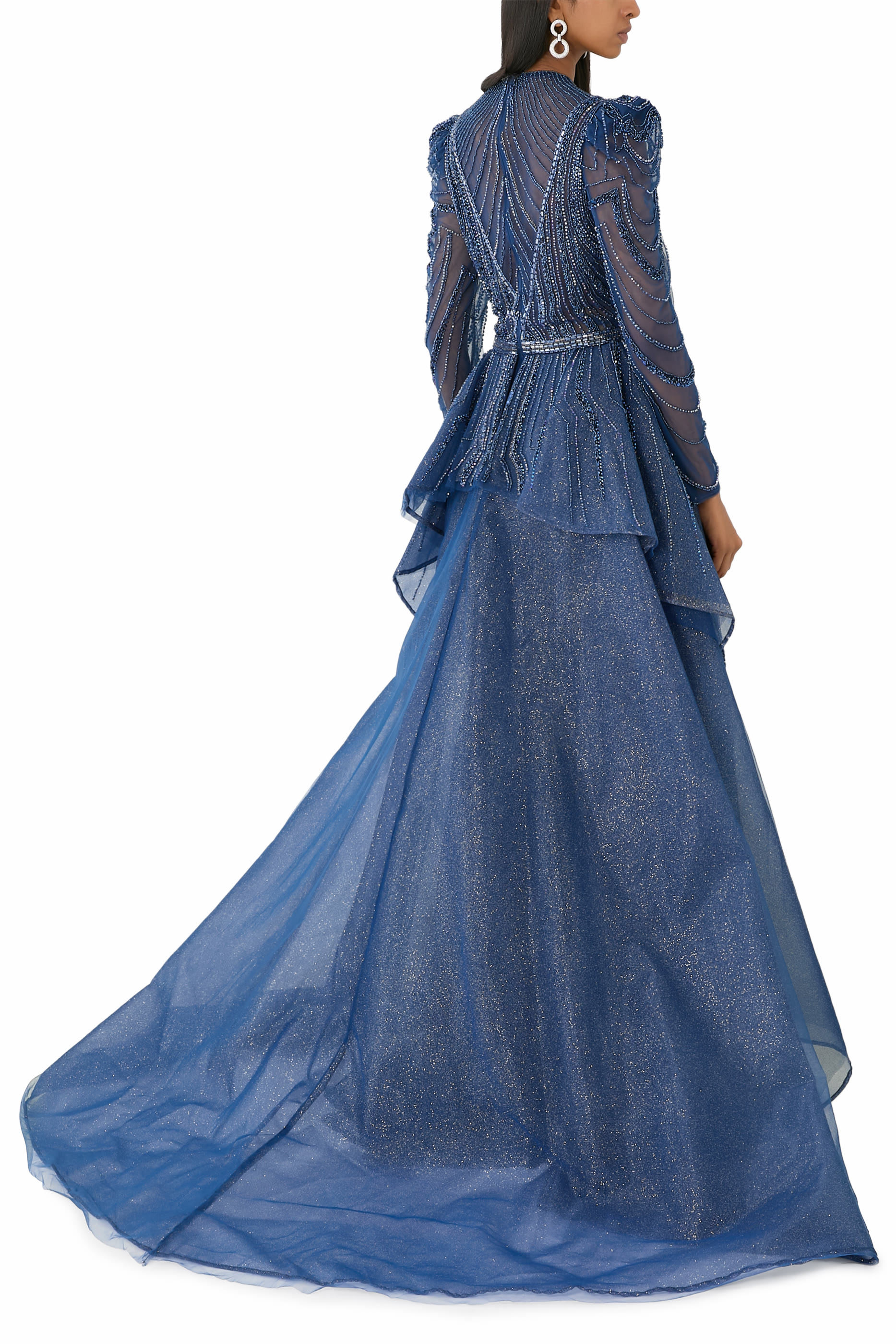 فستان سهرة مطرز