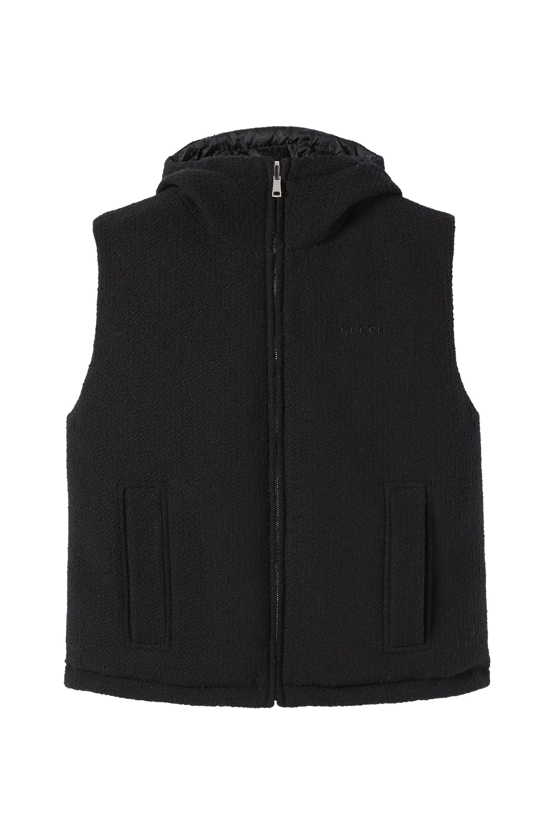  Reversible Wool Bouclé Gilet