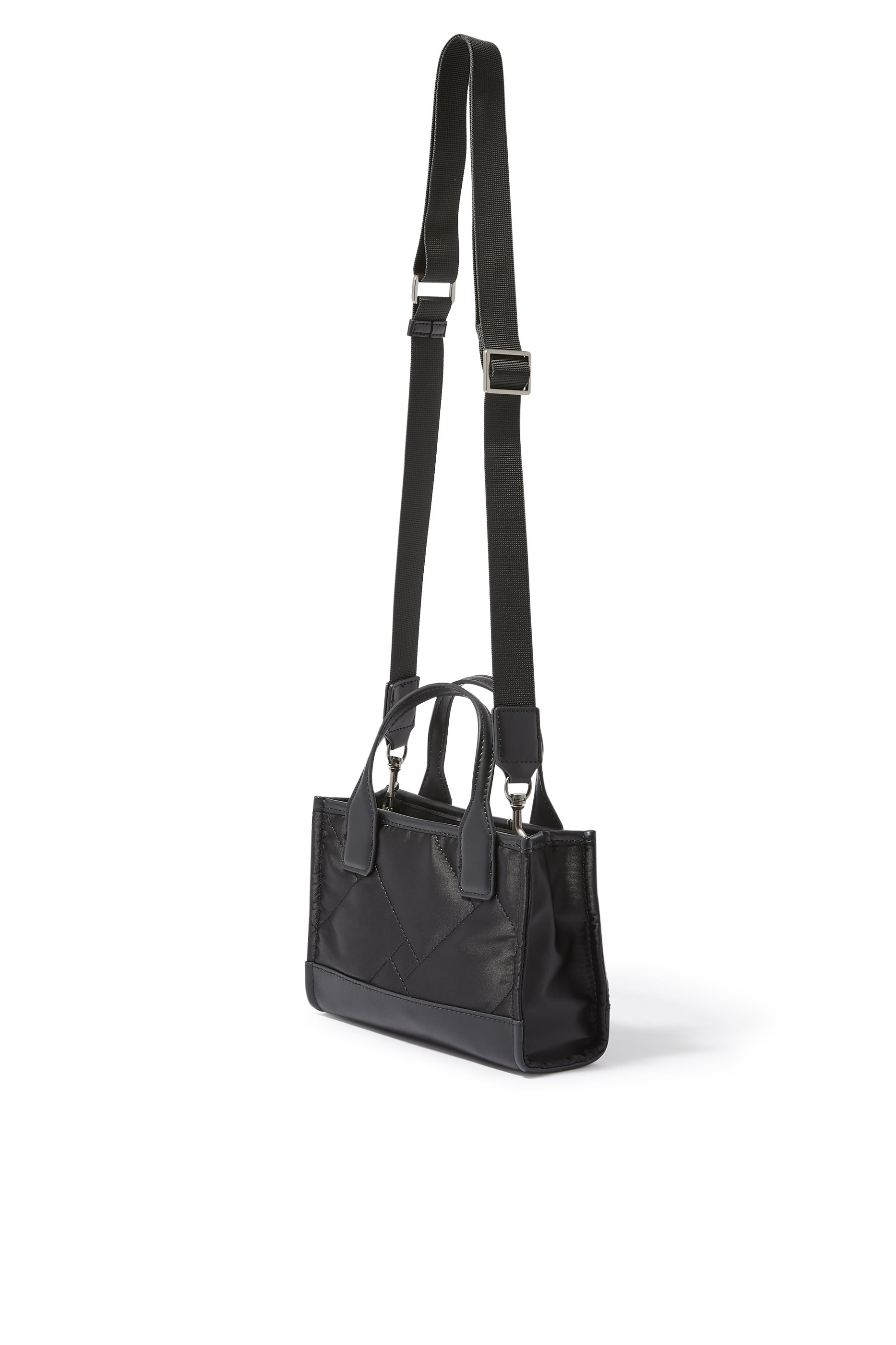 حقيبة يد بتصميم مربع مايكرو نايلون معاد تدويره