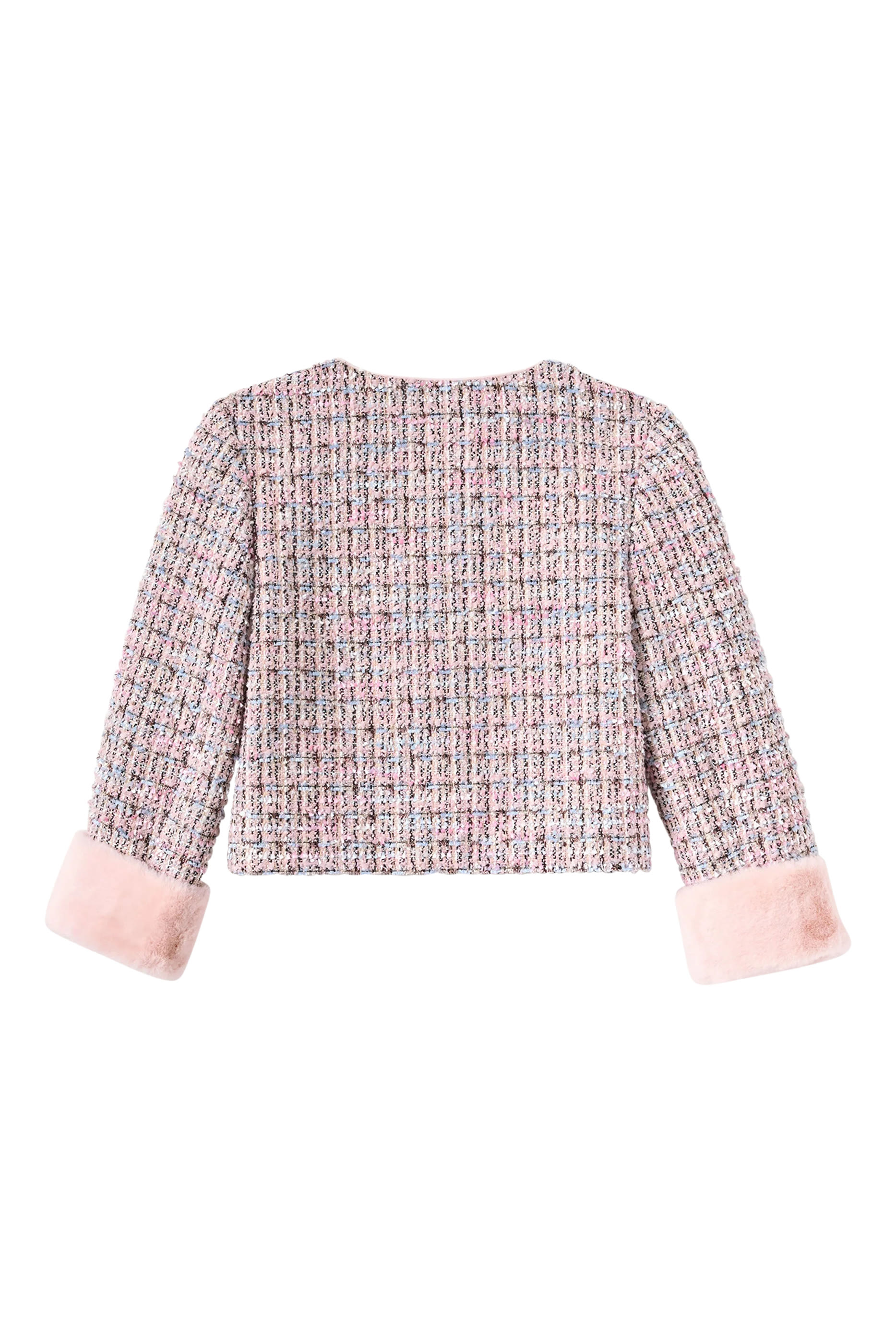 جاكيت فرو وبوكليه للأطفال