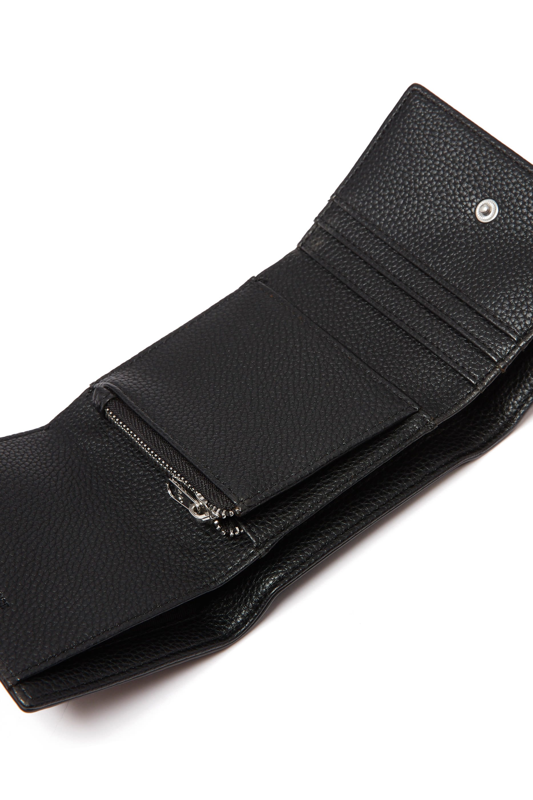 محفظة ثلاثية الطي بشعار الماركة