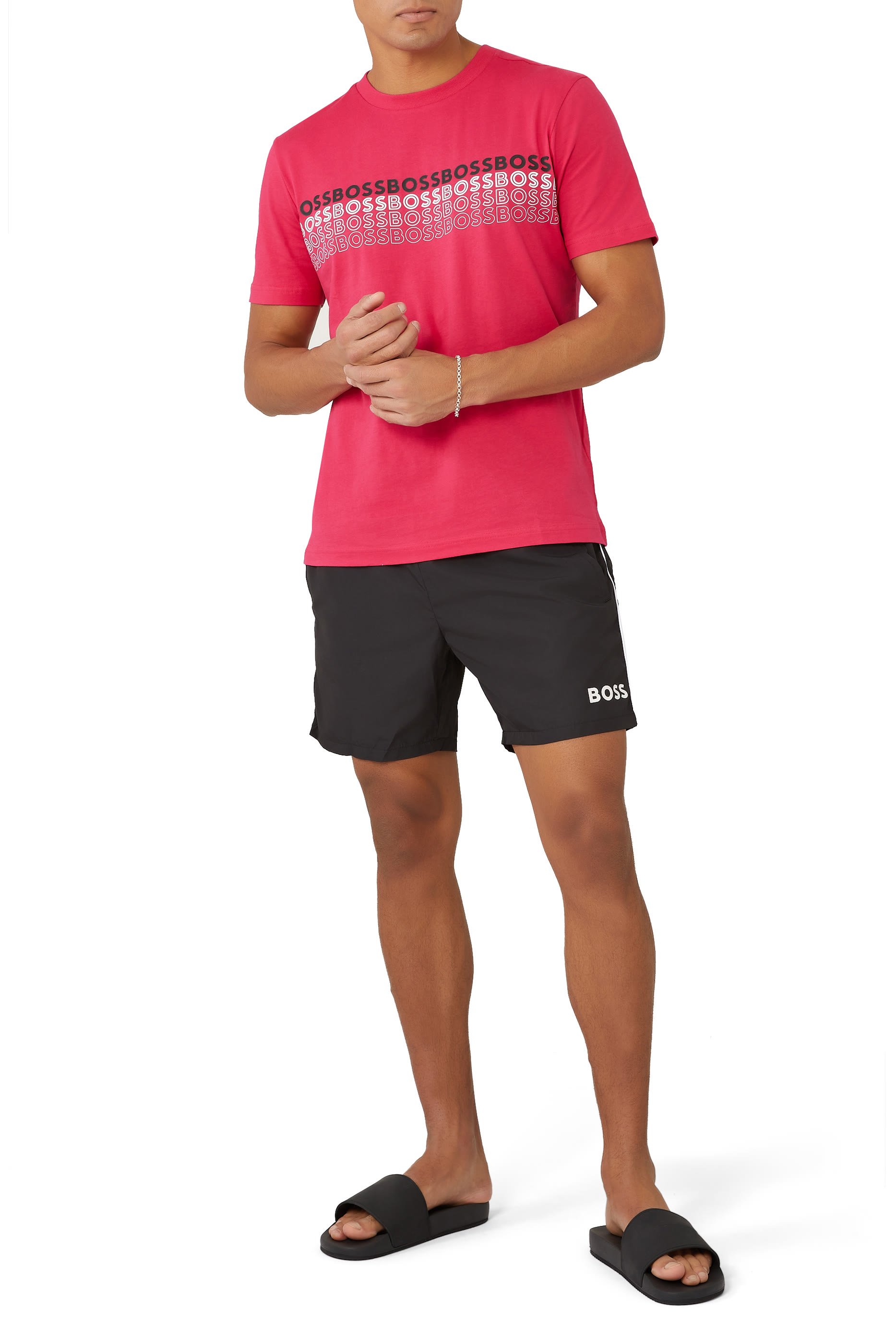 شورت سباحة بطبعات زهور