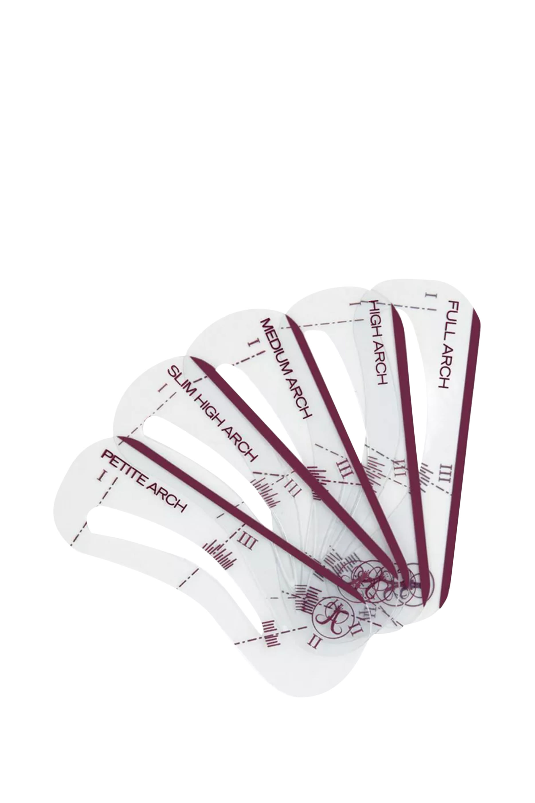 مجموعة استنسل حواجب، 5 قطع