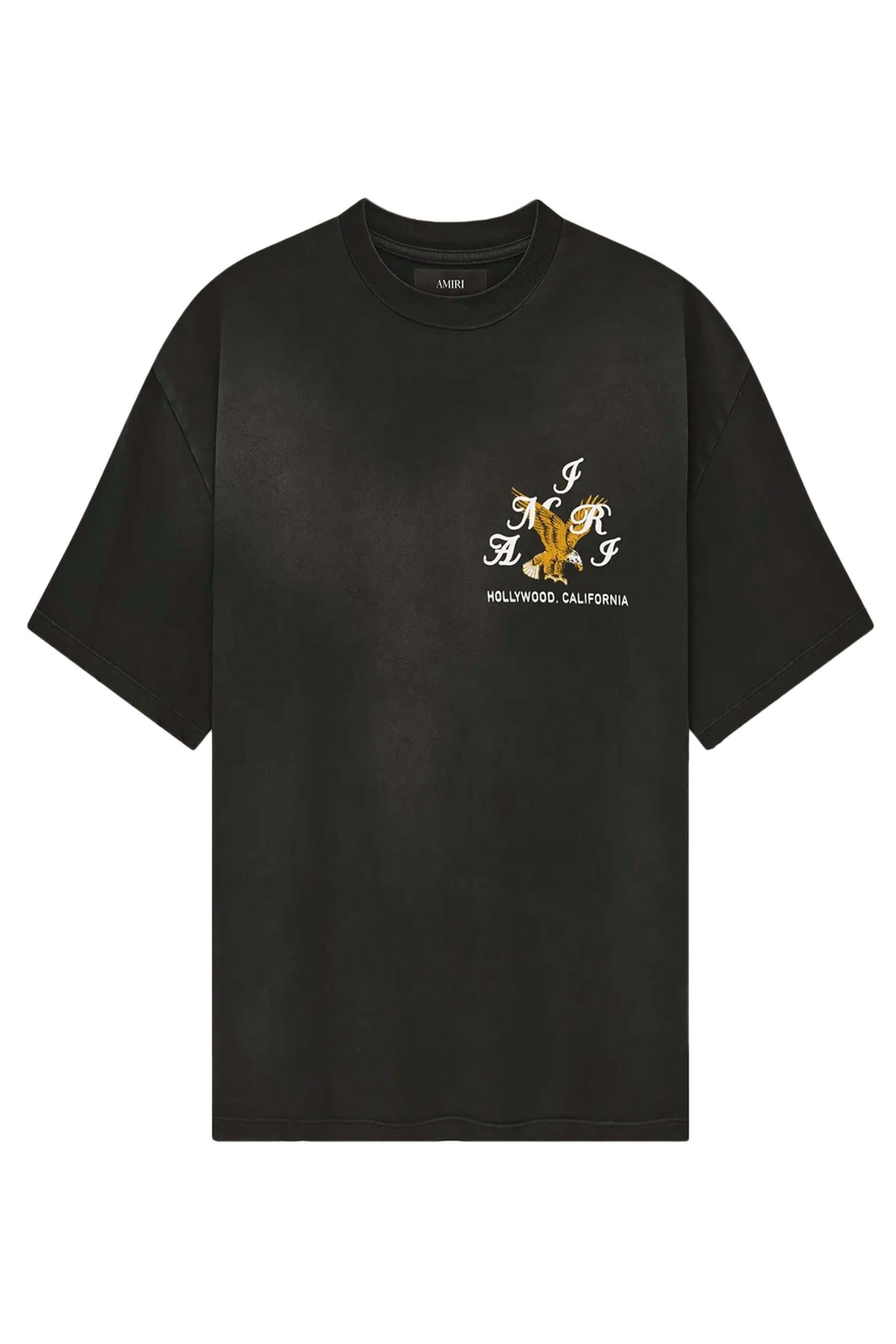 تيشيرت بقصة فضفاضة ونقشة نسر