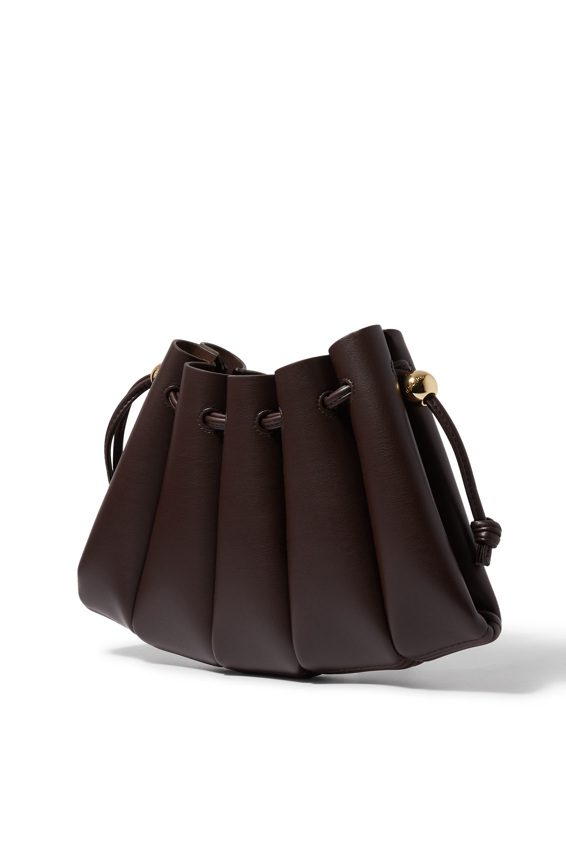 حقيبة كروس دافني بطيّات قماش نباتي