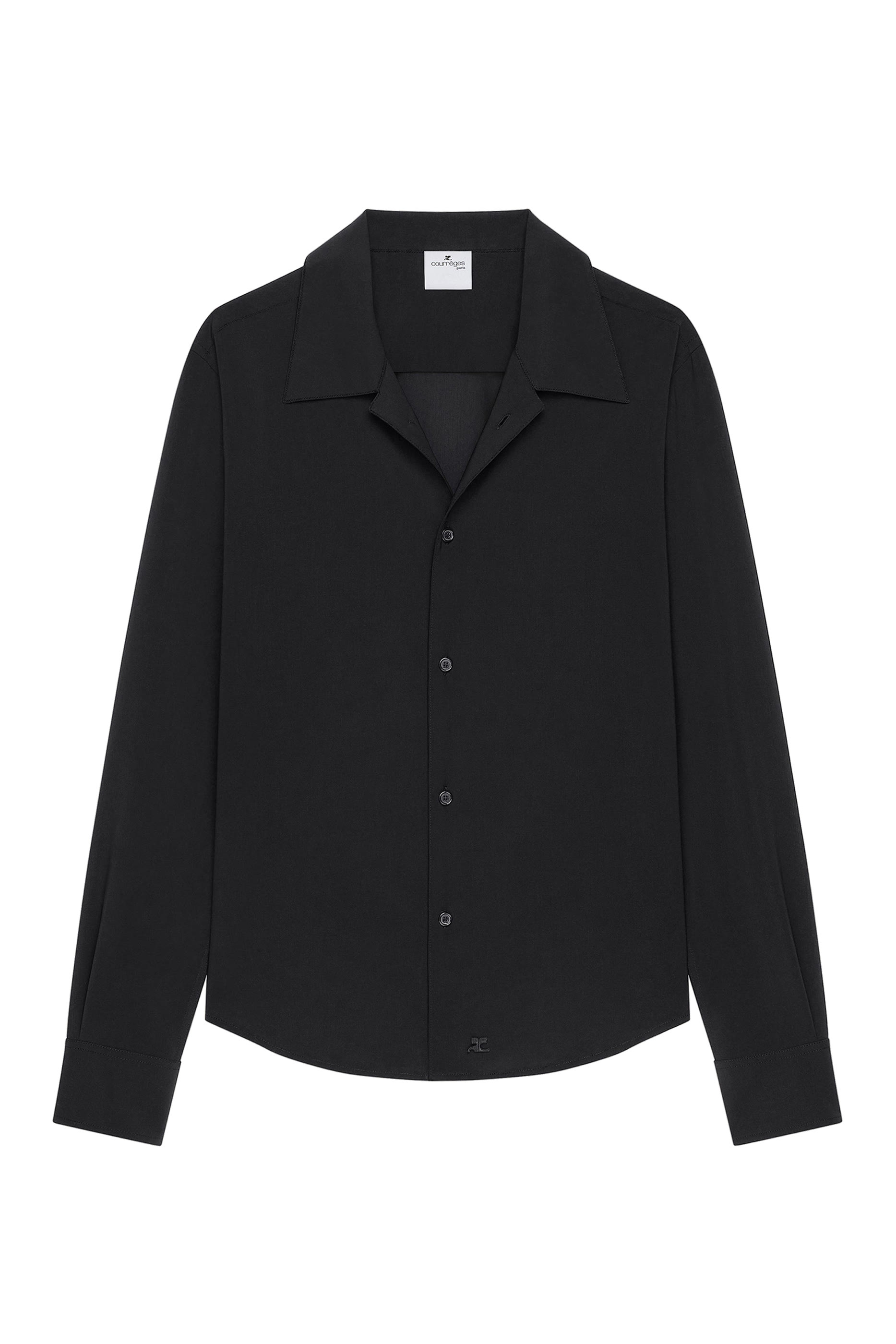 قميص بياقة مطوية