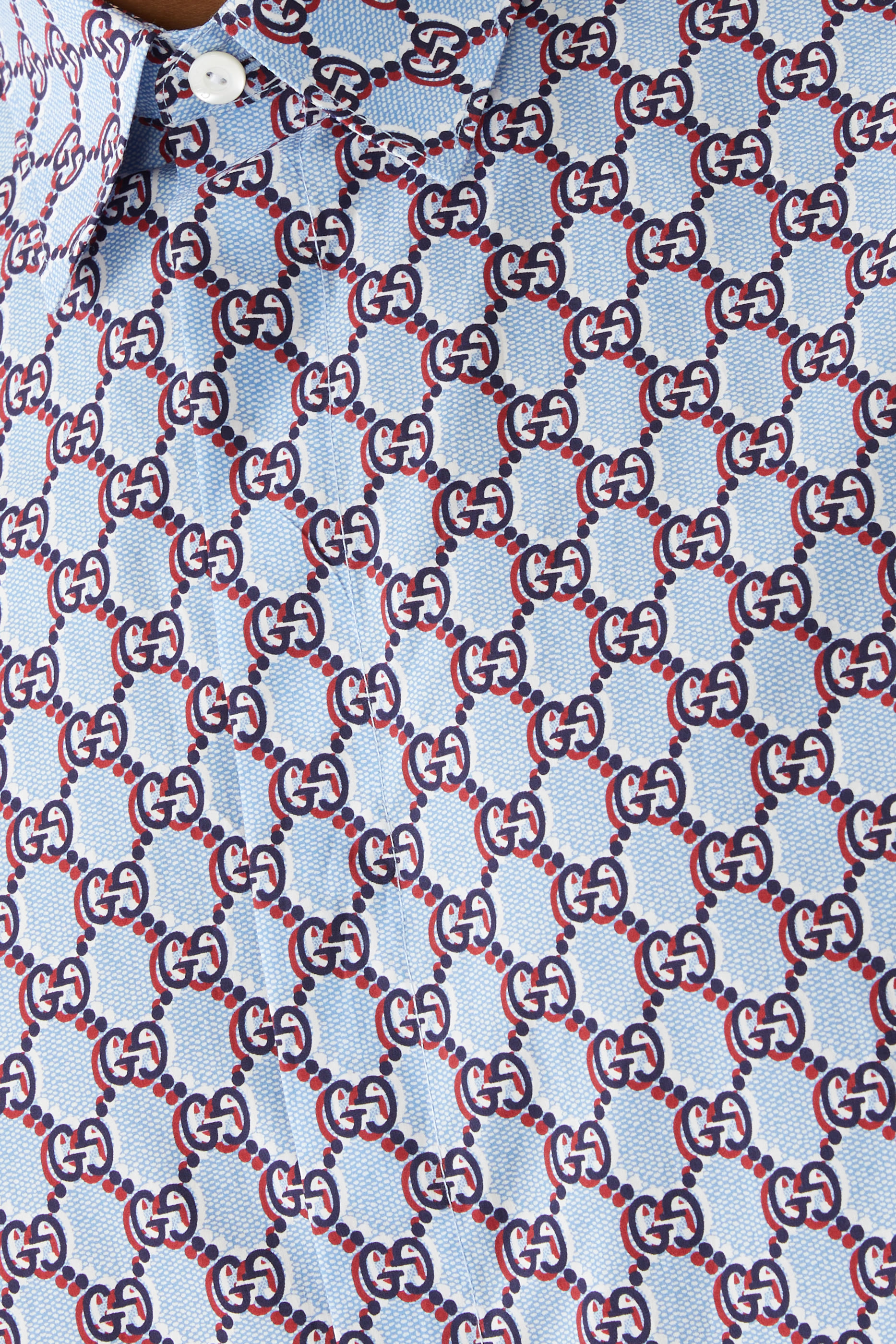 قميص بطبعات قطن