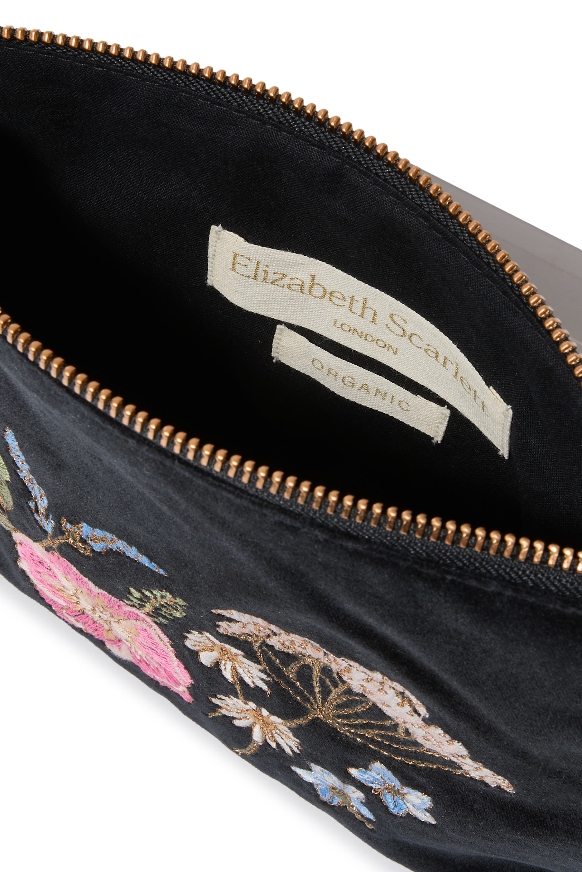 حقيبة صغيرة بتصميم مضغوط بزهور