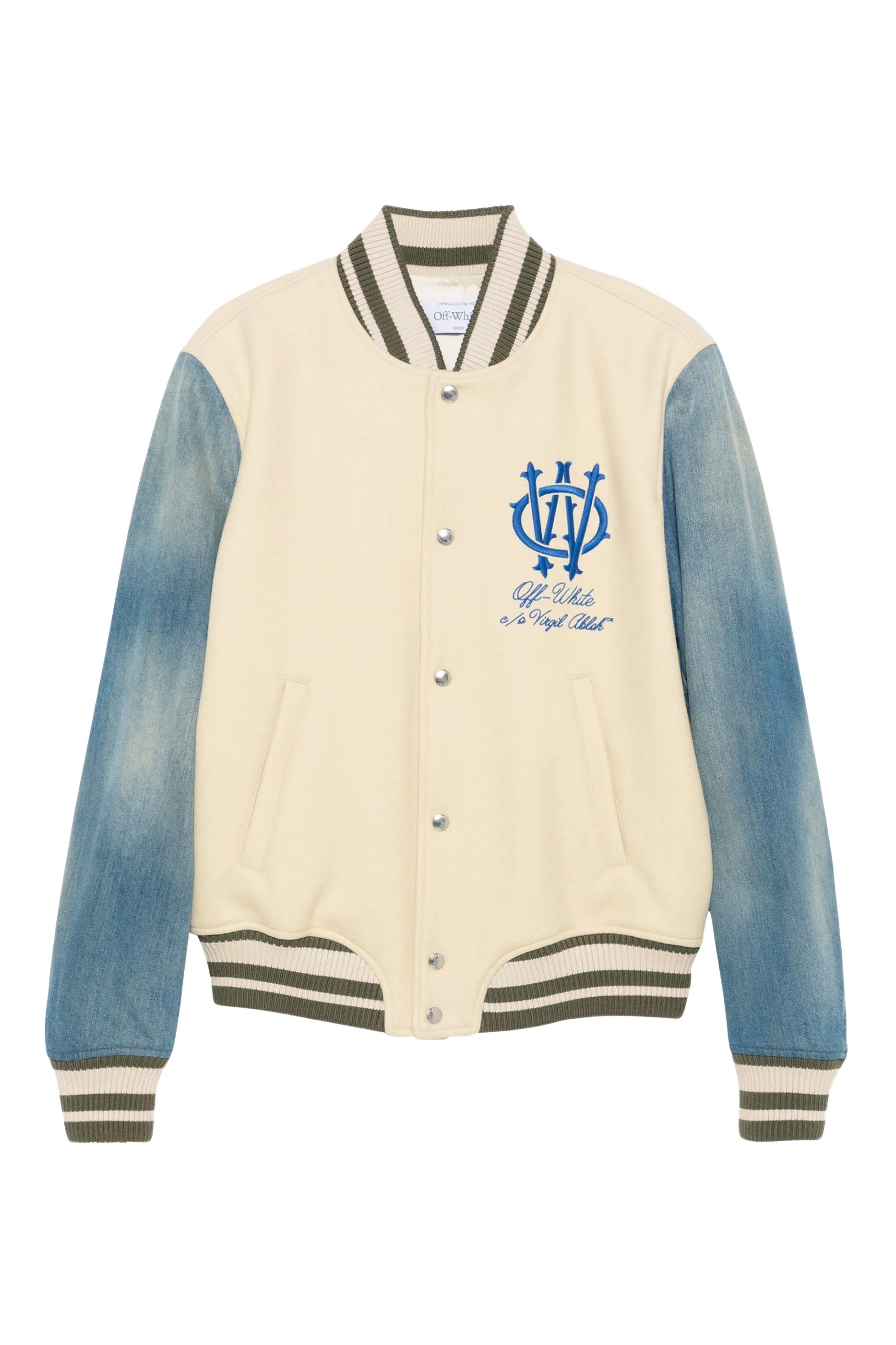 جاكيت بومبر بأكمام دنيم