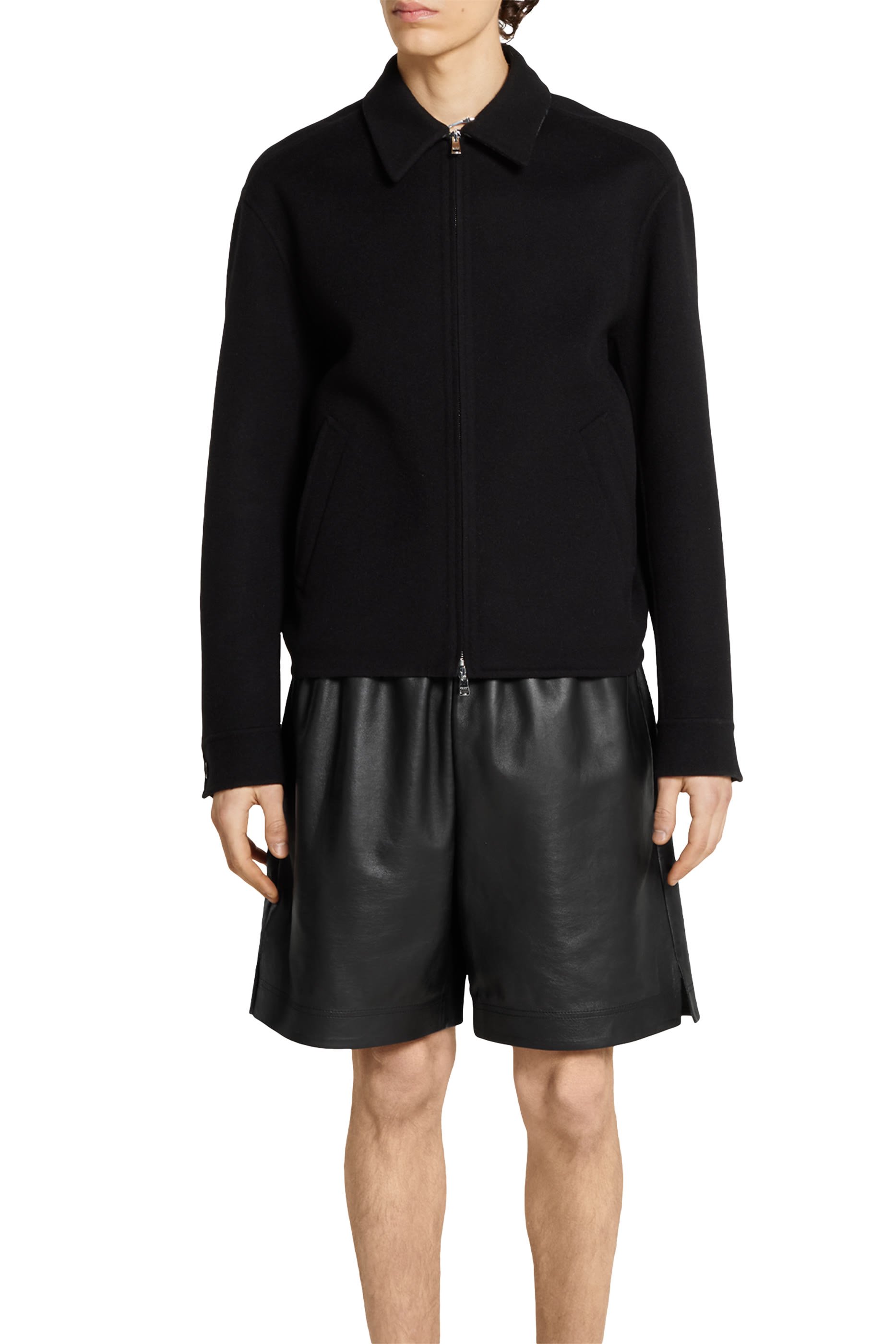 Wool Double Zip Jacket