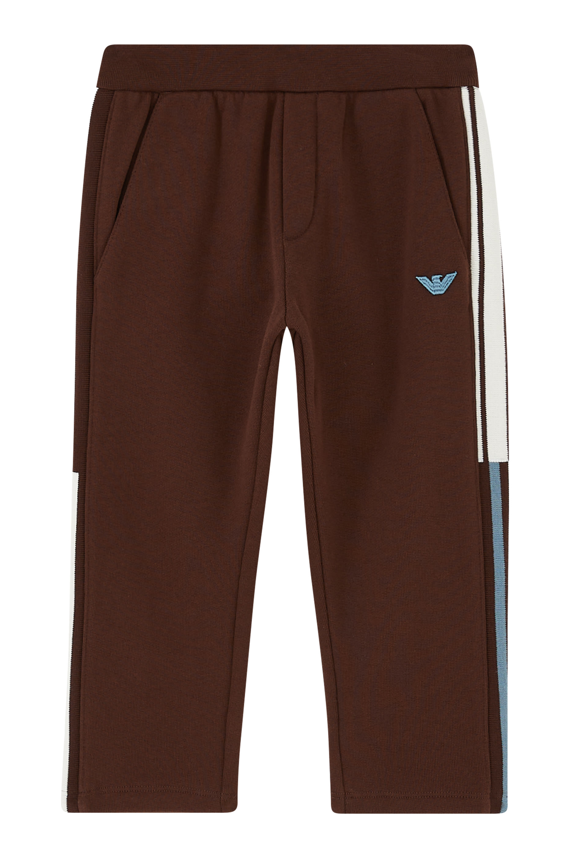 بنطال رياضي بقصة ساق مستقيمة وخصر مطاطي للأطفال